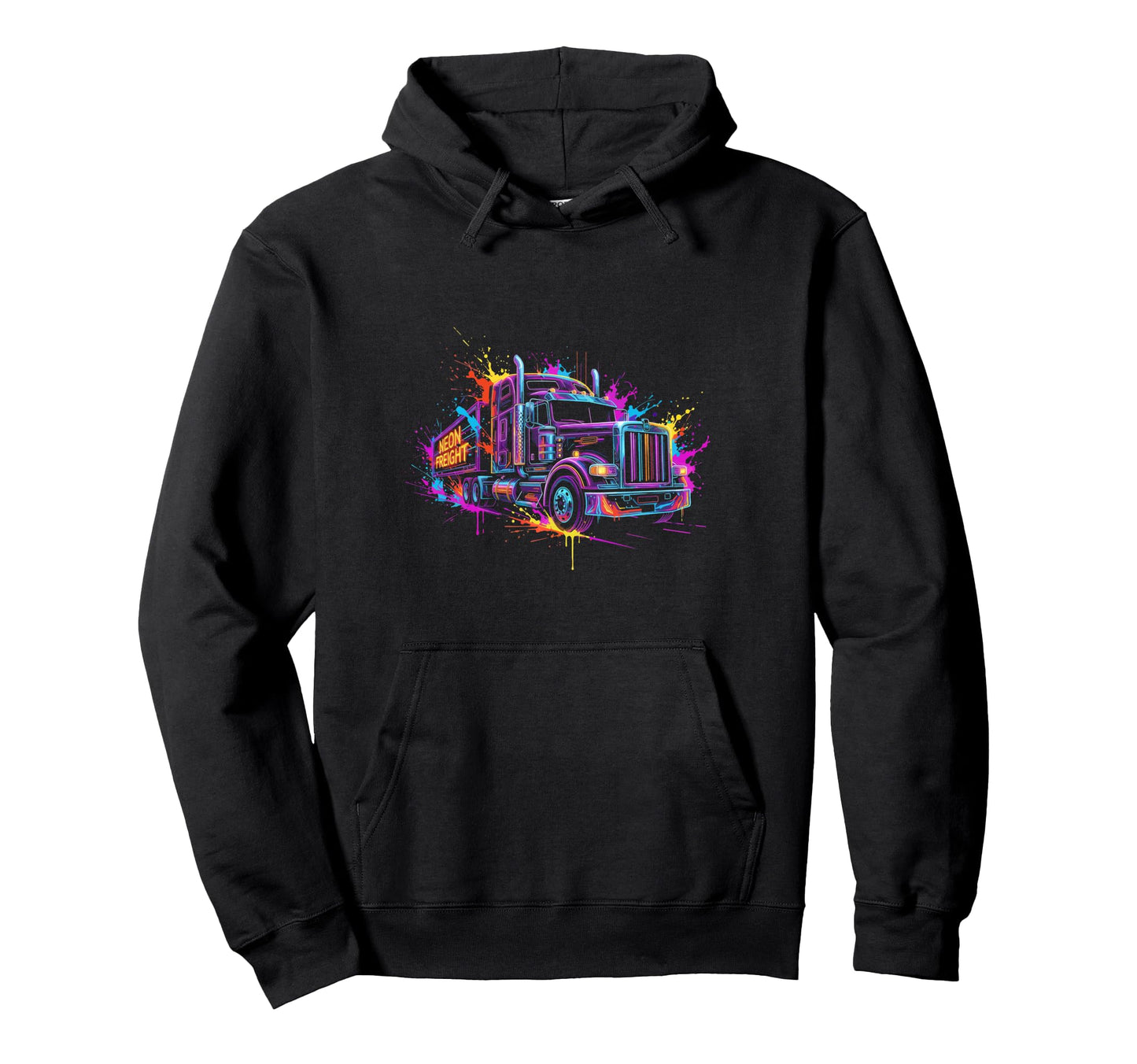 Trucker Father Funny Truck Driver Hoodie - Unique Graphic Men Women - T-Shirt, Sweatshirt, Hoodie
