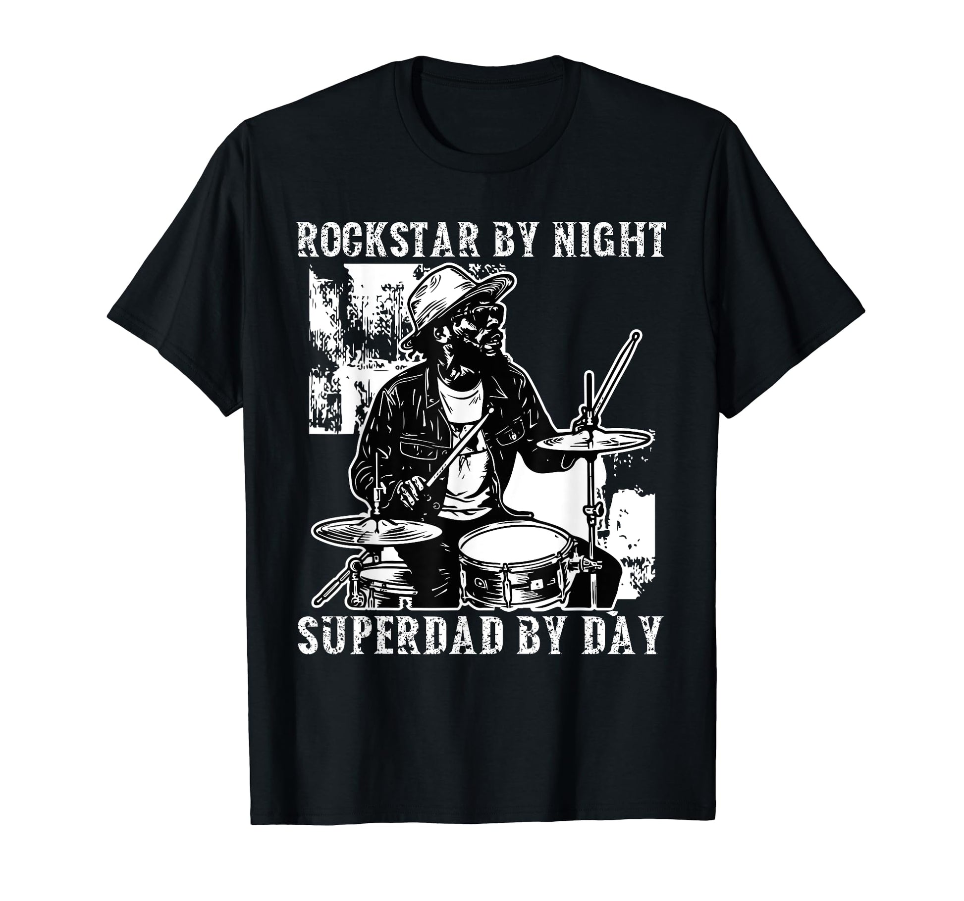Drummer Dad Musician Fathers Day T-Shirt - Fun Novelty Design Men Women - T-Shirt, Sweatshirt, Hoodie