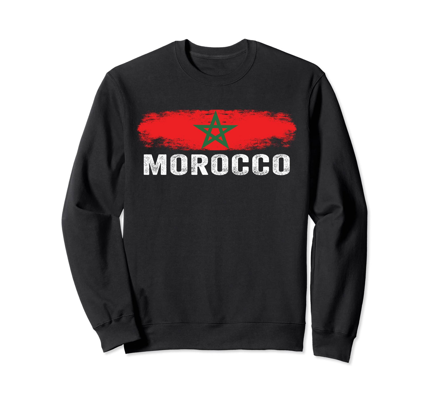 Moorish American Morocco Flag Sweatshirt - Novelty Apparel for Adults - T-Shirt, Sweatshirt, Hoodie