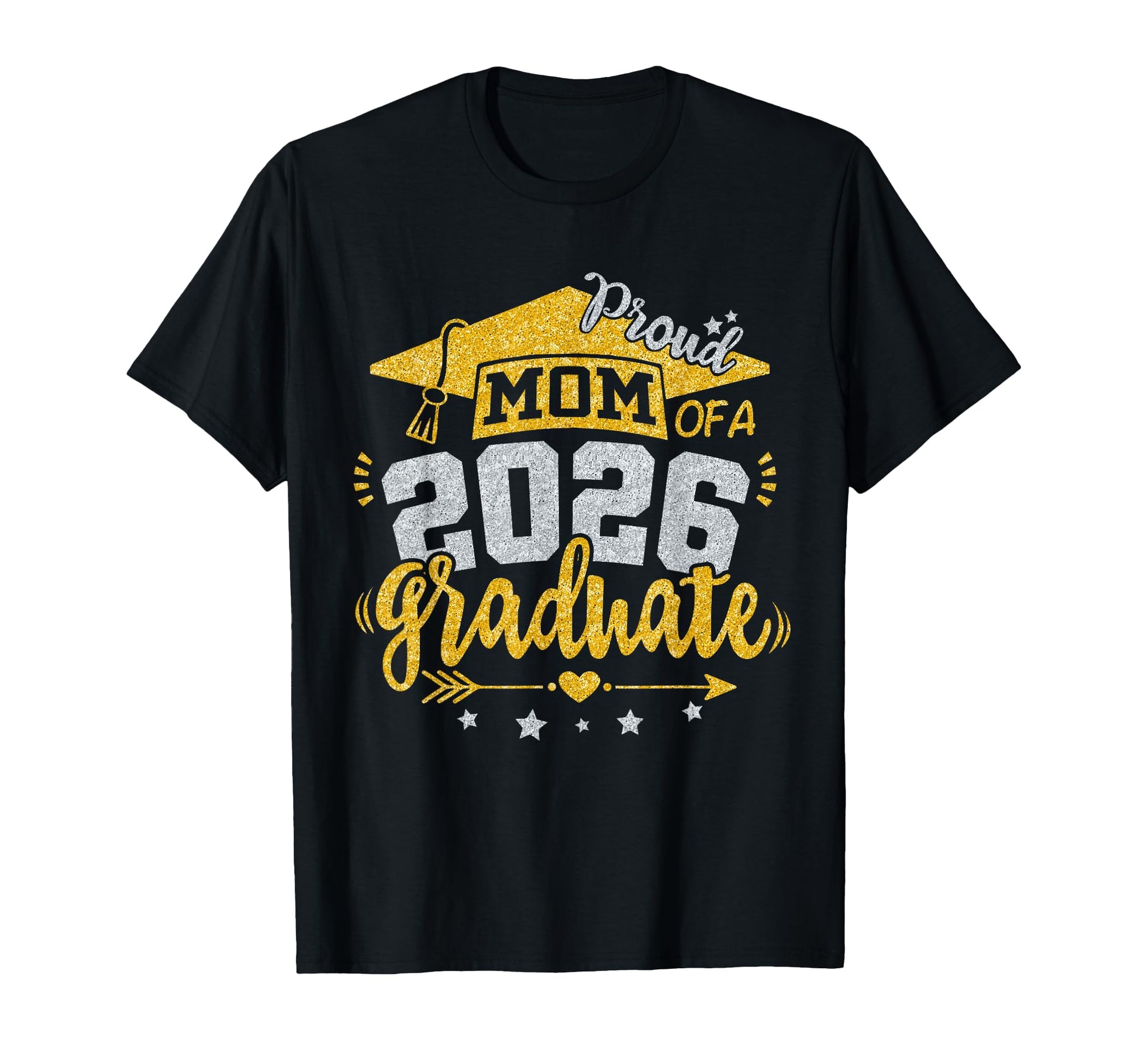 Proud Mom 2026 Graduate Grad Senior T-Shirt - Minimalist Print Men Women - T-Shirt, Sweatshirt, Hoodie