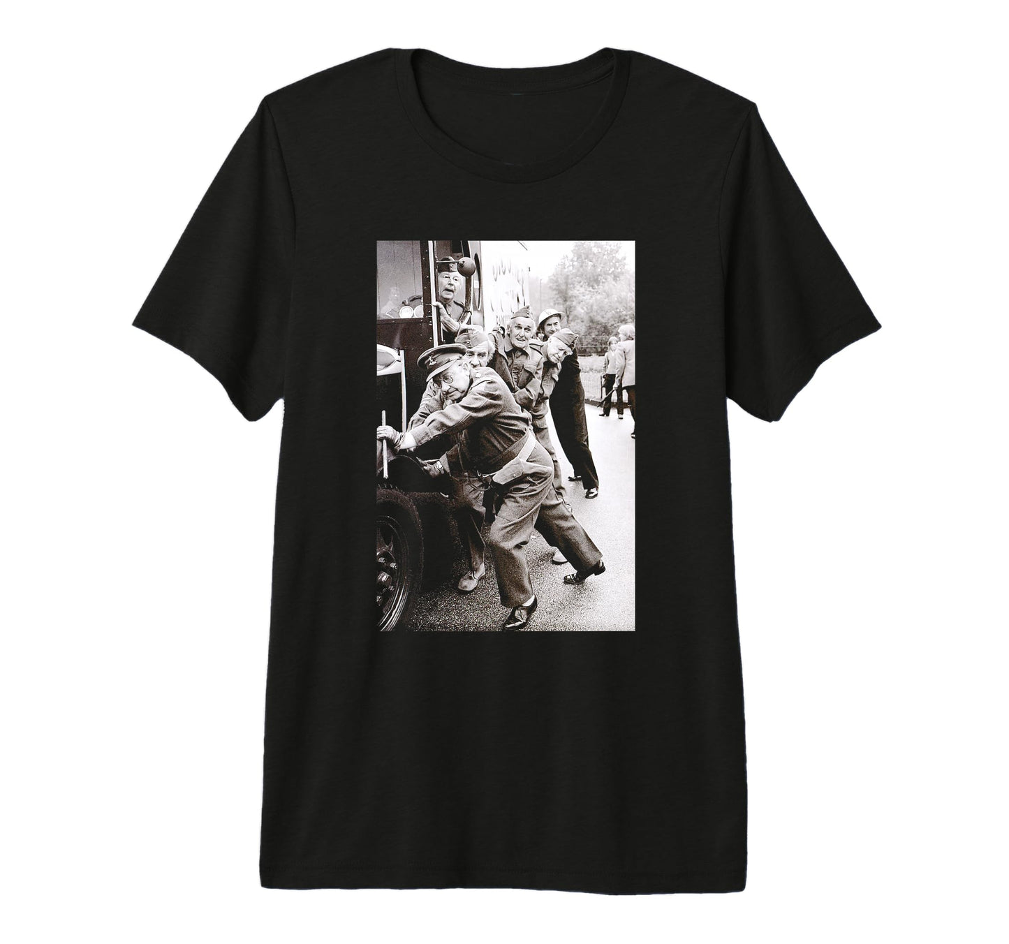 Dads Army Cast Captain T-Shirt - Casual Everyday Wear for Adults - T-Shirt, Sweatshirt, Hoodie