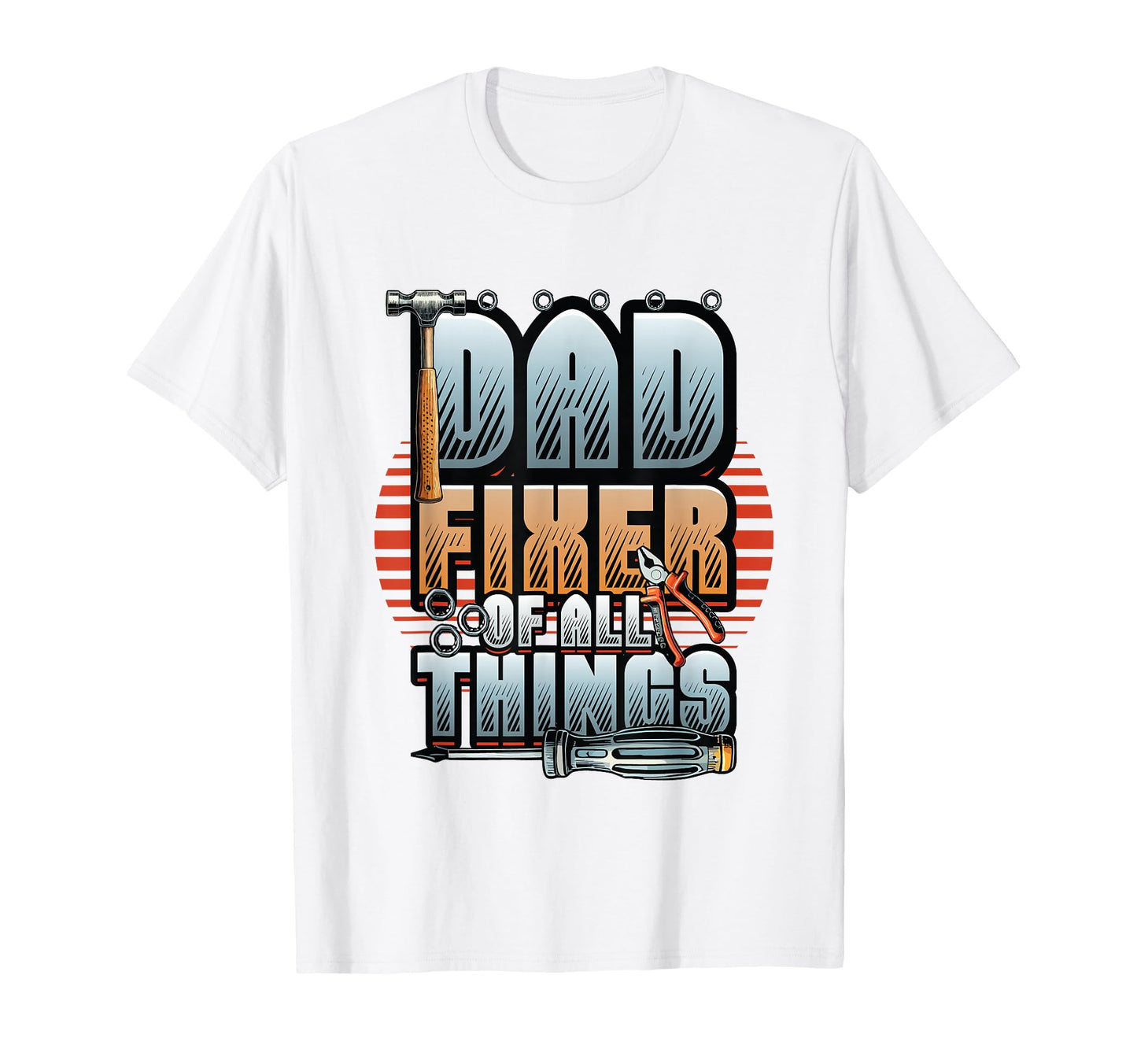 Fixer All Things Handyman Repair Tools T-Shirt - Unique Graphic for Adults - T-Shirt, Sweatshirt, Hoodie