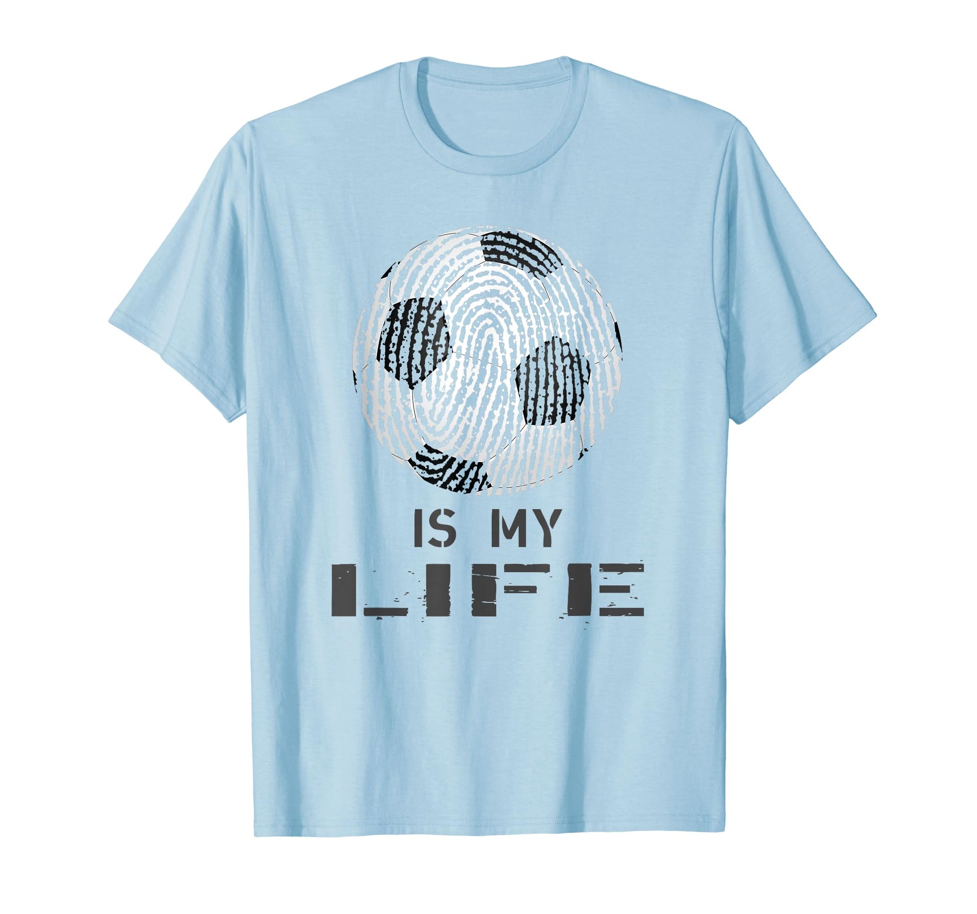 Dna Fingerprint Soccer Ball Soccer Is T-Shirt - Novelty Apparel for Adults - T-Shirt, Sweatshirt, Hoodie