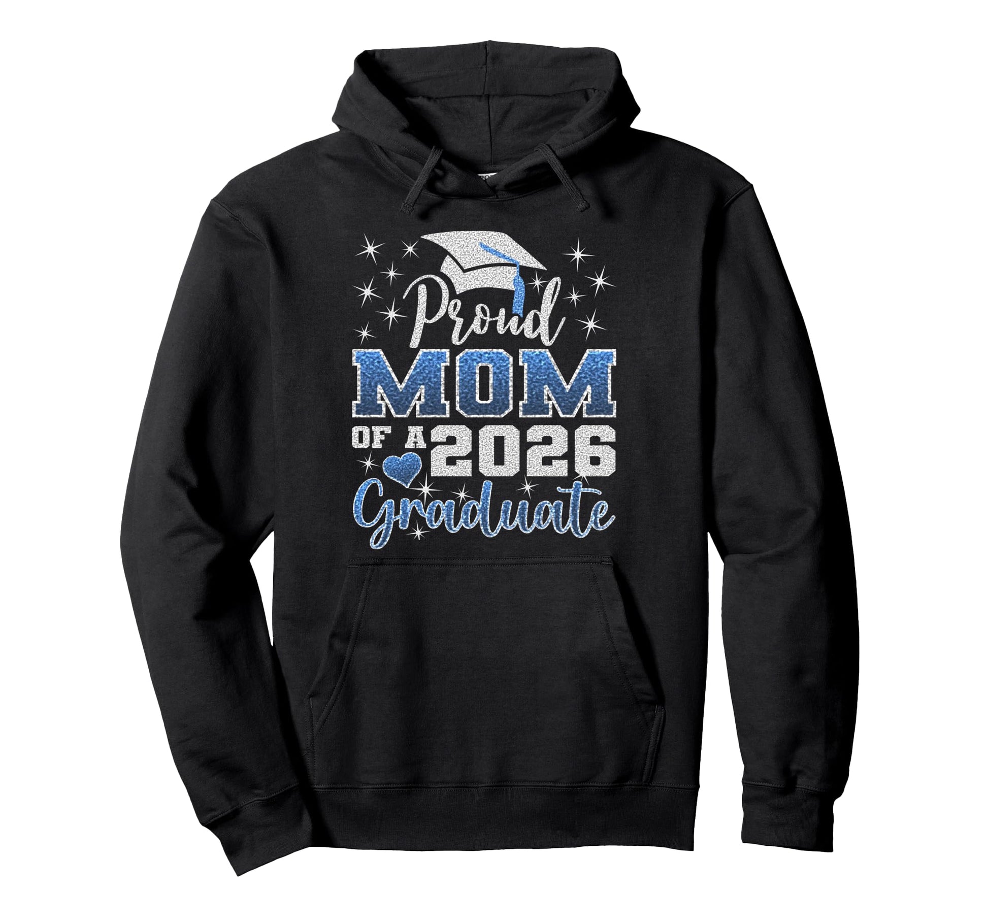 Super Proud Mom 2026 Graduate Senior Hoodie - Unique Graphic Men Women - T-Shirt, Sweatshirt, Hoodie