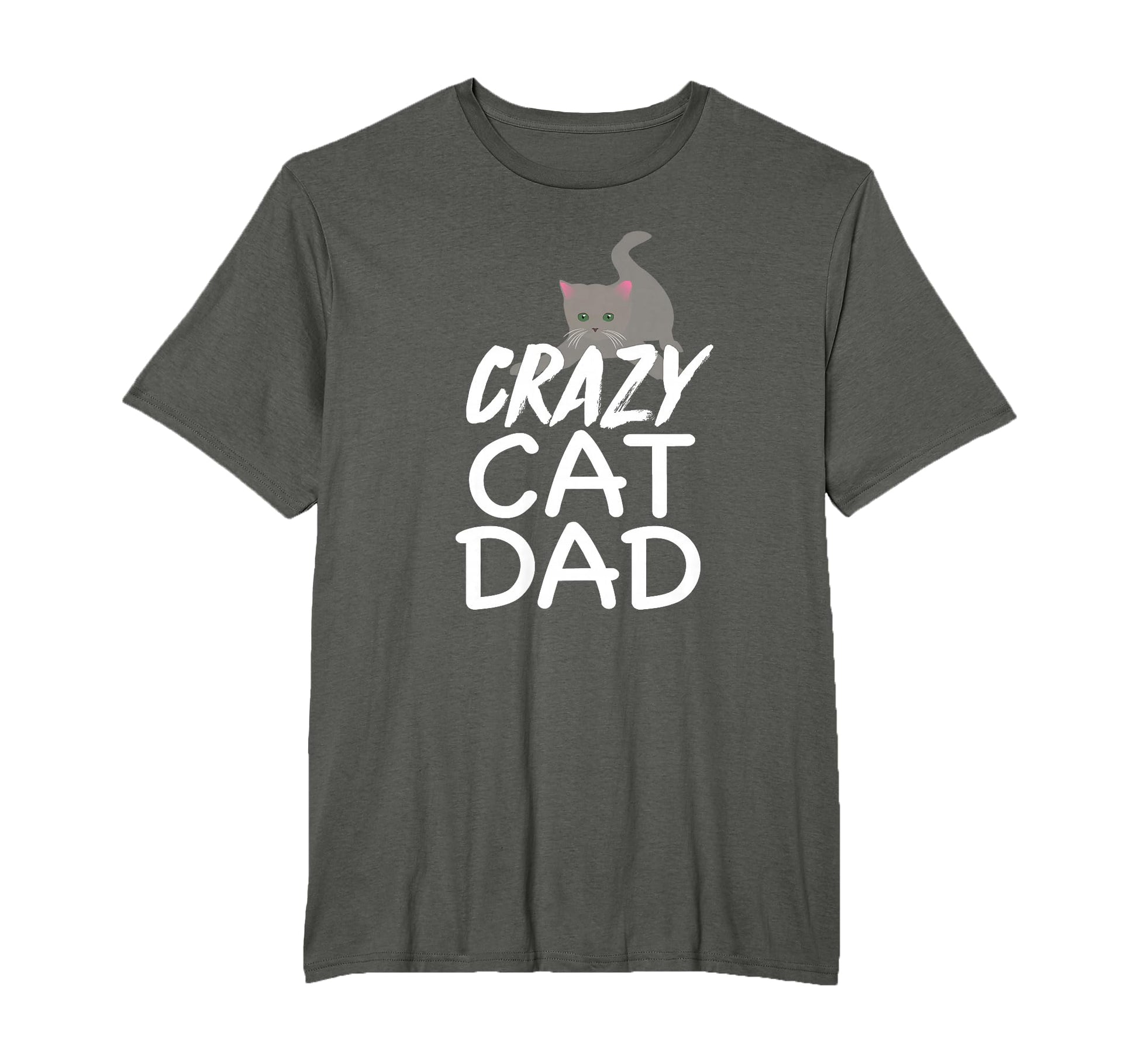Crazy Cat Dad Funny Fathers Day T-Shirt - Streetwear Style Men Women - T-Shirt, Sweatshirt, Hoodie