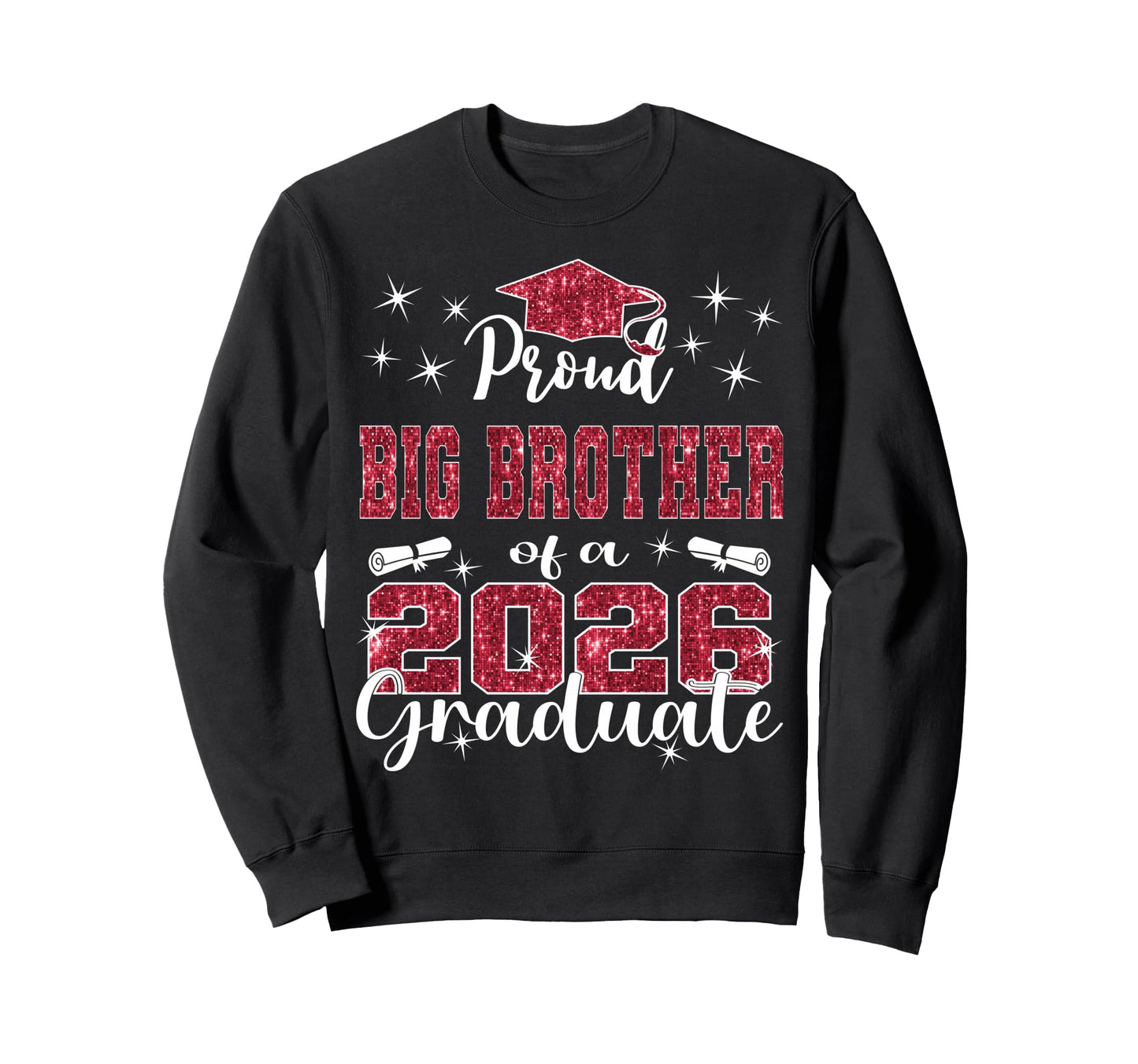Super Proud Big Brother 2026 Sweatshirt - Trendy Graphic Men Women - T-Shirt, Sweatshirt, Hoodie