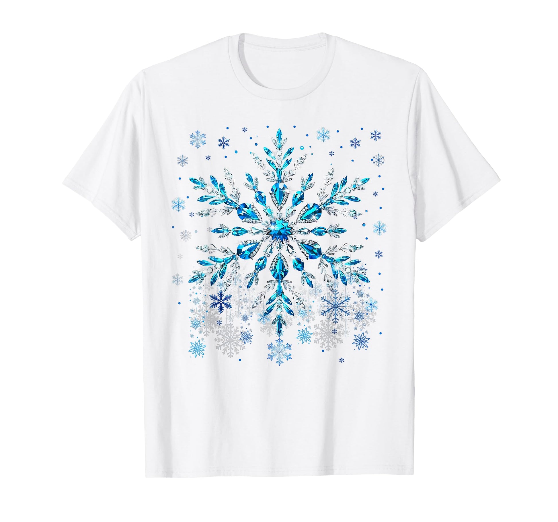 Snowflake Costume Winter Family Matching T-Shirt - Graphic Print Men Women - T-Shirt, Sweatshirt, Hoodie