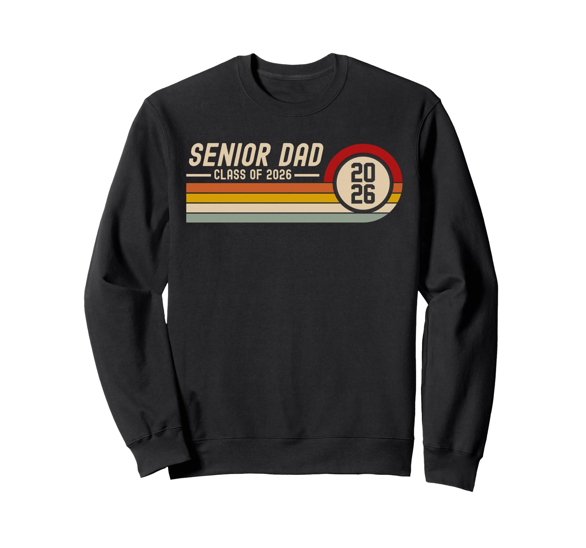 Senior Dad Class 2026 Graduation Sweatshirt - Minimalist Print Men Women - T-Shirt, Sweatshirt, Hoodie