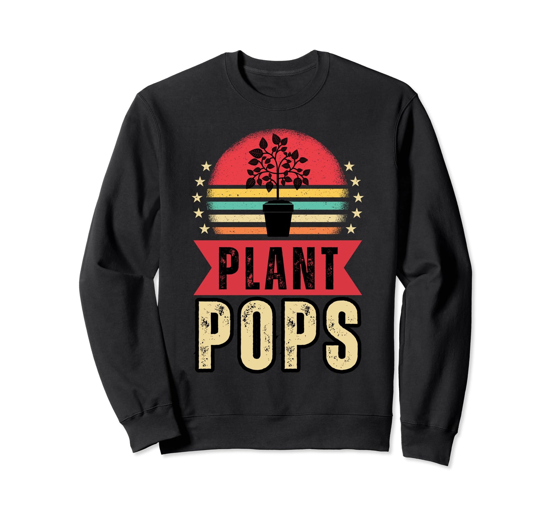 Gardener Dad Plant Pops Gardening Sweatshirt - Unique Graphic Men Women - T-Shirt, Sweatshirt, Hoodie