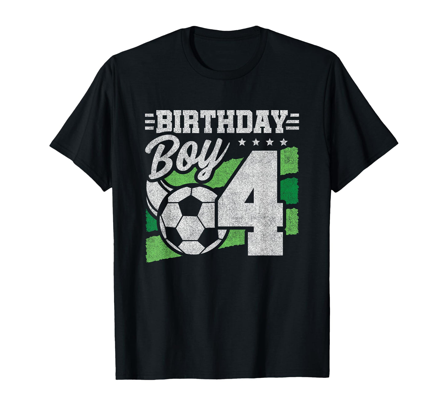 4 Year Old Soccer Birthday 4Th T-Shirt - Aesthetic Graphic Men Women - T-Shirt, Sweatshirt, Hoodie