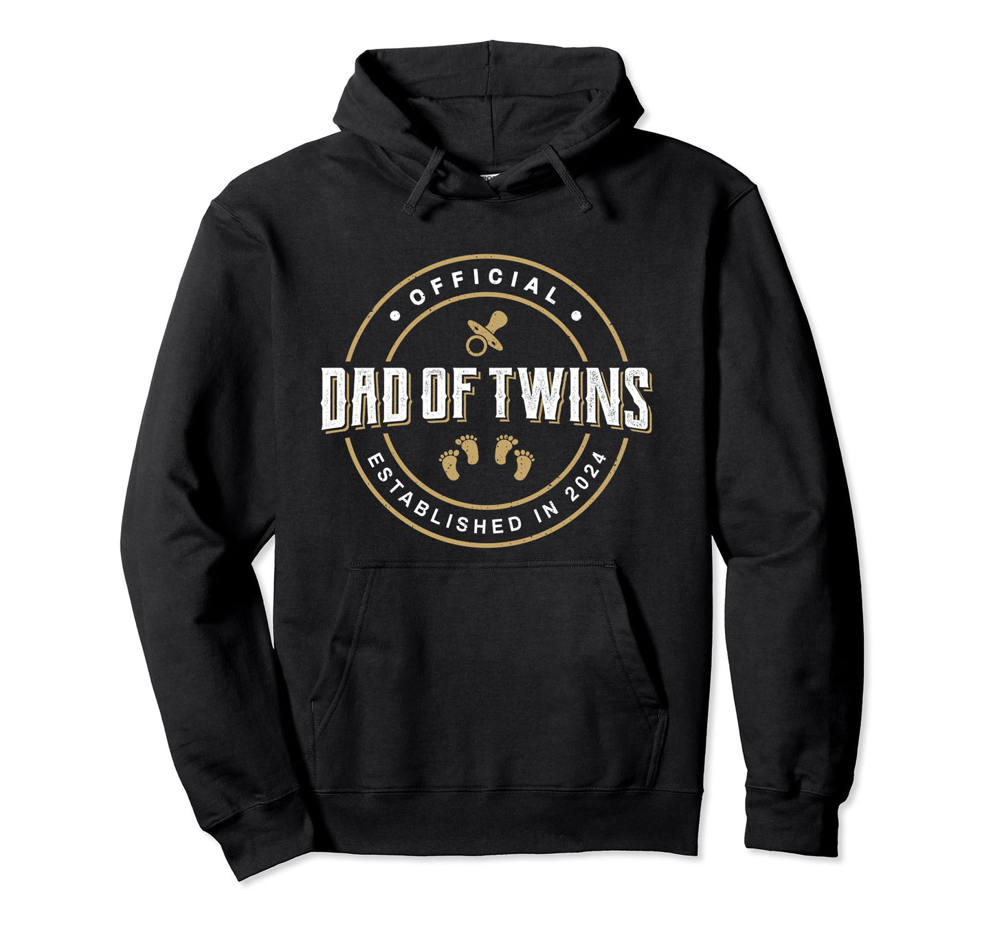 Dad Twins 2024 New Dad To Be Expecting Hoodie - Trendy Graphic Unisex - T-Shirt, Sweatshirt, Hoodie