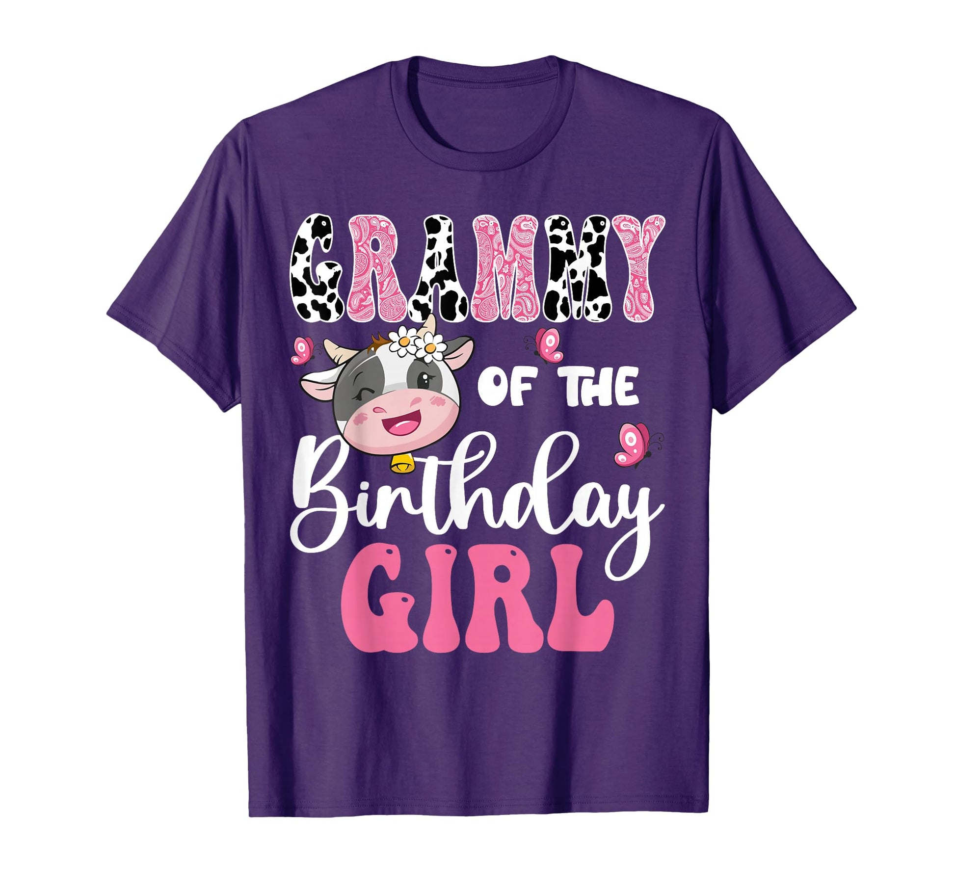 Grammy Birthday Farm Cow 1St T-Shirt - Casual Everyday Wear for Adults - T-Shirt, Sweatshirt, Hoodie