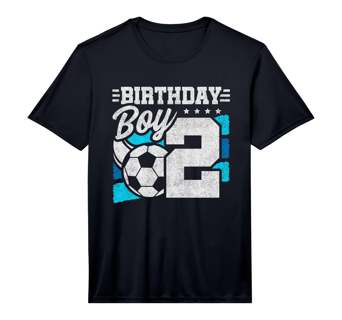 Soccer Birthday Party 2 Year Old T-Shirt - Fun Novelty Design Men Women - T-Shirt, Sweatshirt, Hoodie