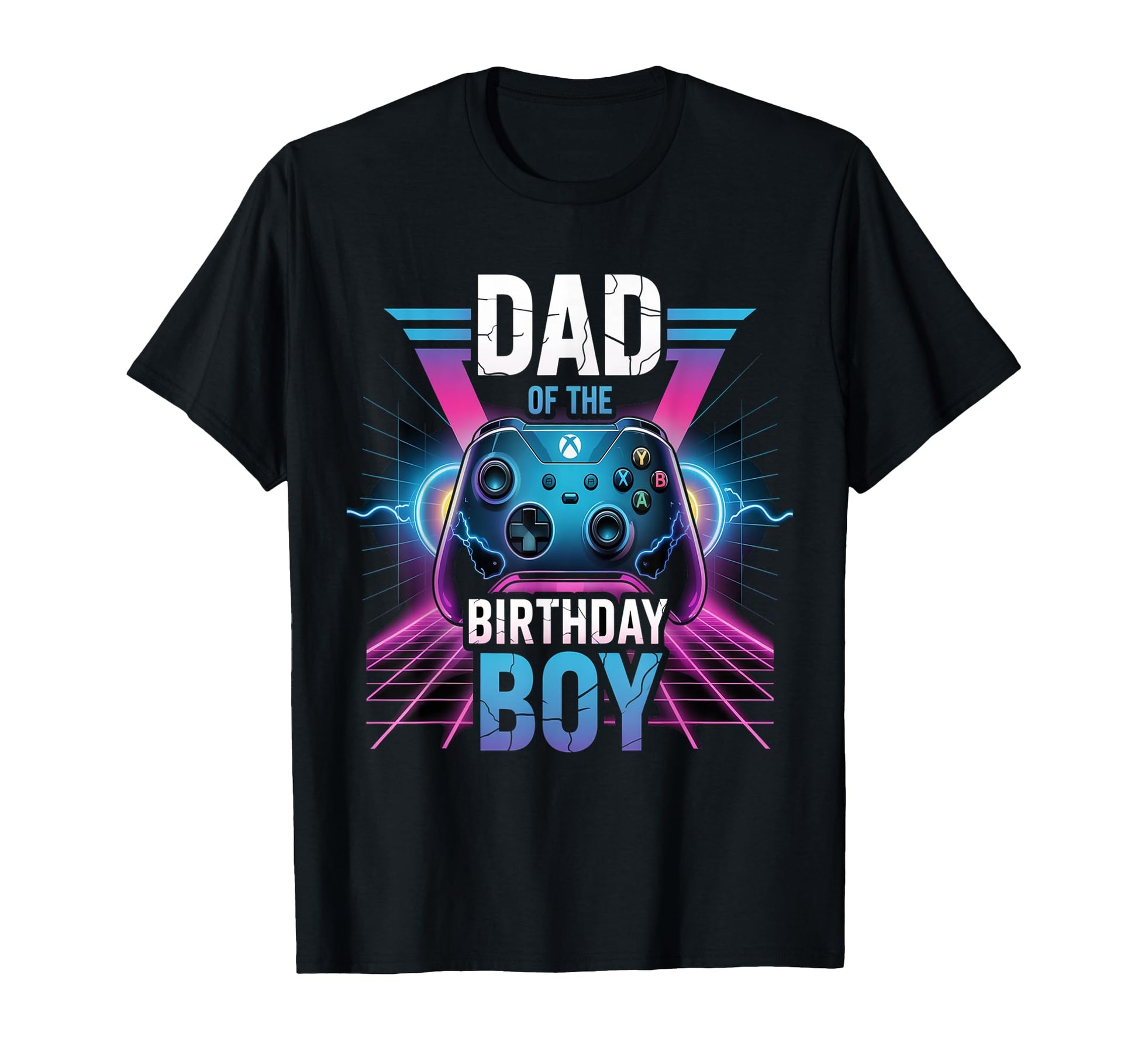 Dad Birthday Matching Video Gamer Birthday T-Shirt - Unique Graphic Unisex - T-Shirt, Sweatshirt, Hoodie