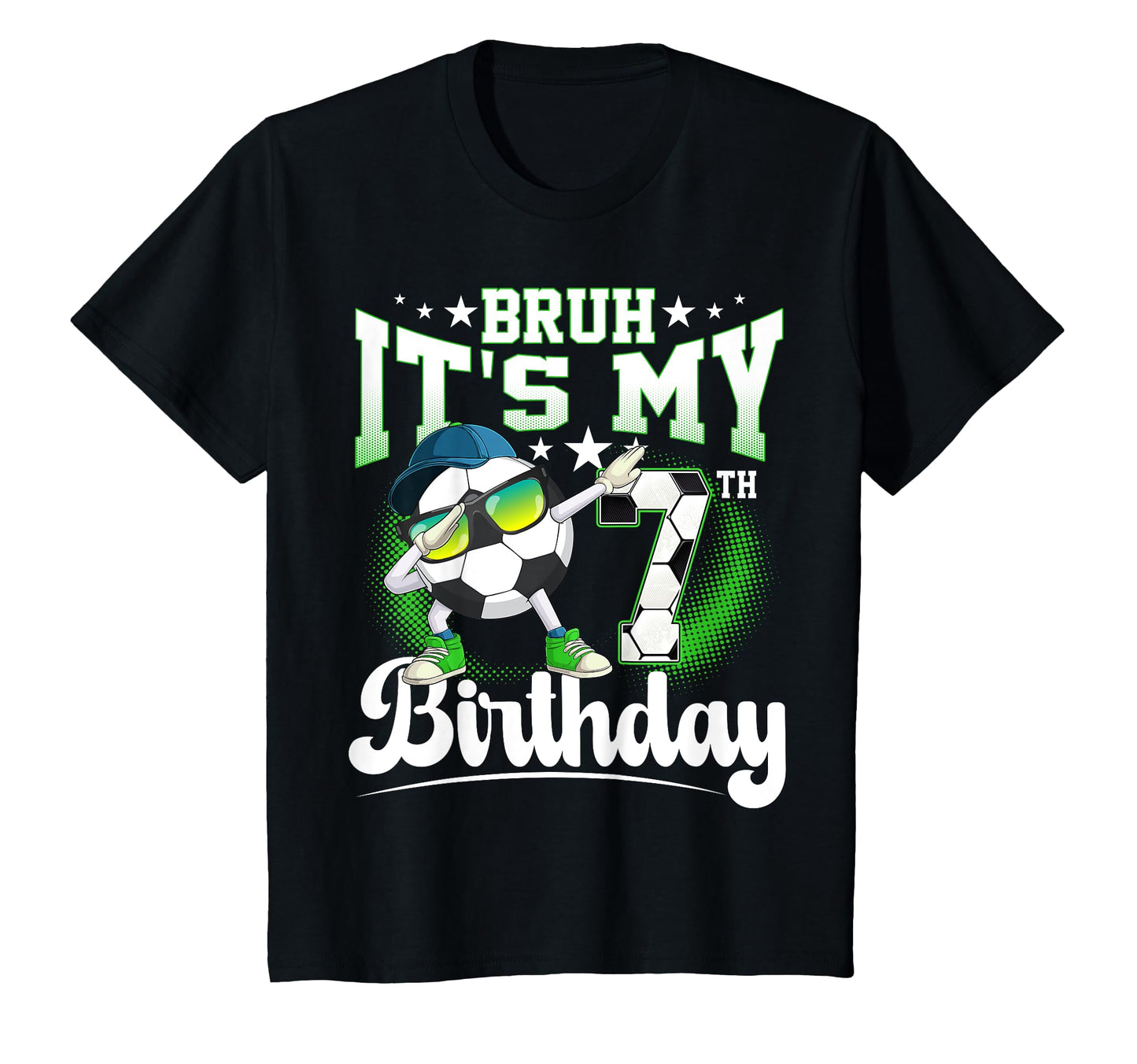 7 Years Old Birthday Bruh Its My 7Th T-Shirt - Minimalist Print for Adults - T-Shirt, Sweatshirt, Hoodie