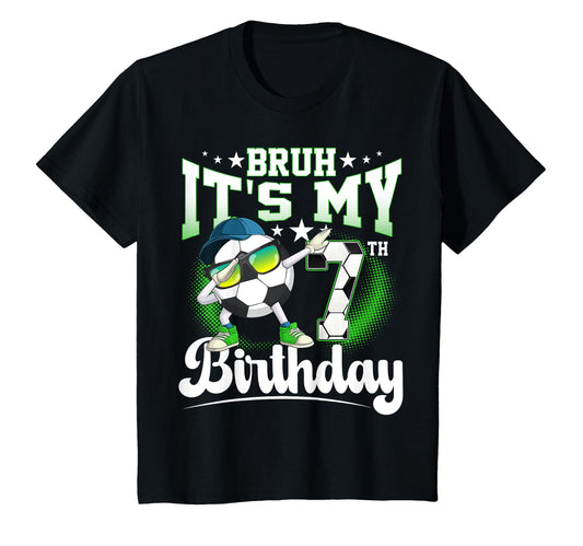 7 Years Old Birthday Bruh Its My 7Th T-Shirt - Minimalist Print for Adults - T-Shirt, Sweatshirt, Hoodie