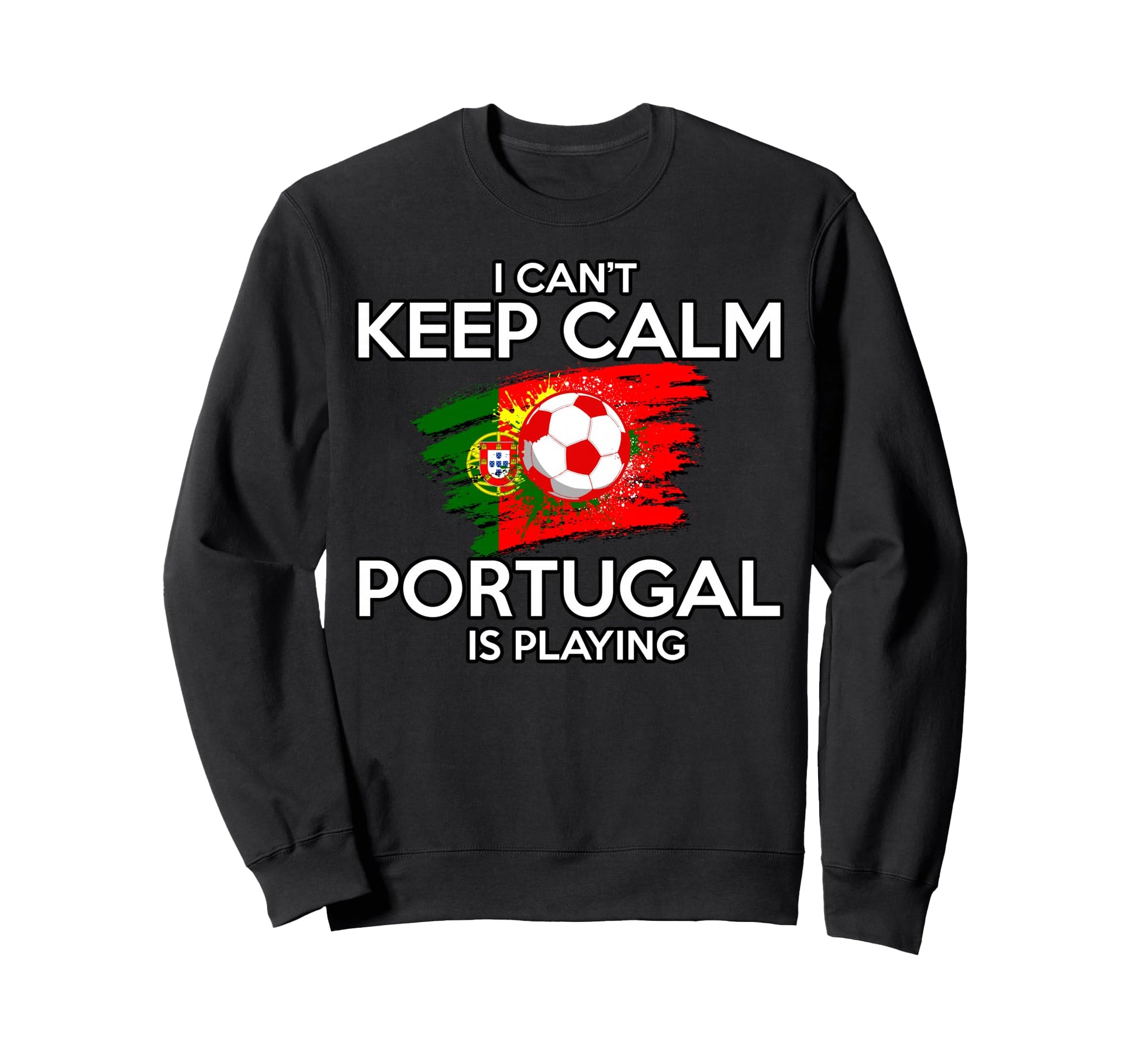 Portugal Football Fan Soccer Game Sweatshirt - Aesthetic Graphic Unisex - T-Shirt, Sweatshirt, Hoodie
