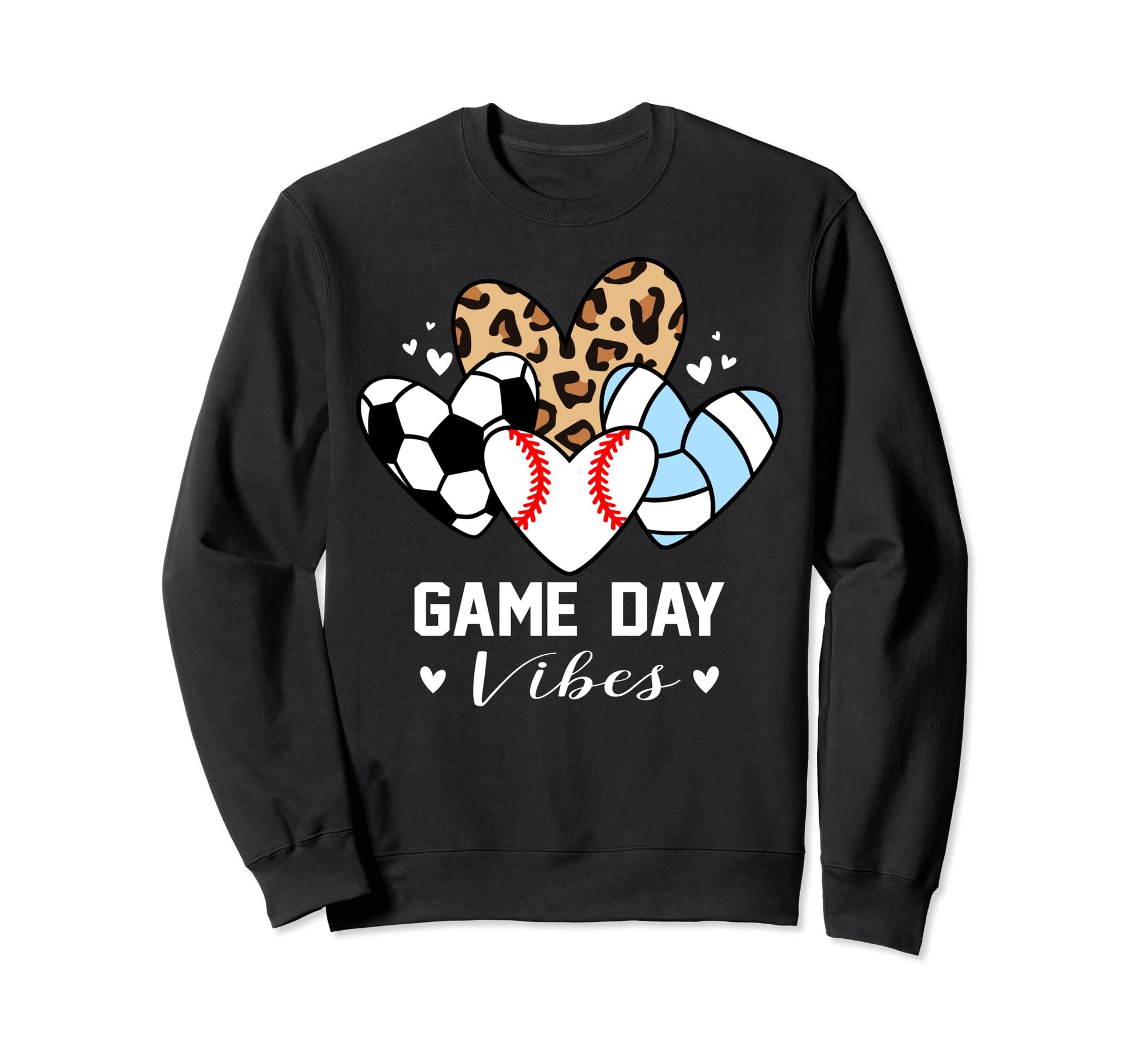 Game Day Vibes Funny Baseball Sweatshirt - Novelty Apparel for Adults - T-Shirt, Sweatshirt, Hoodie