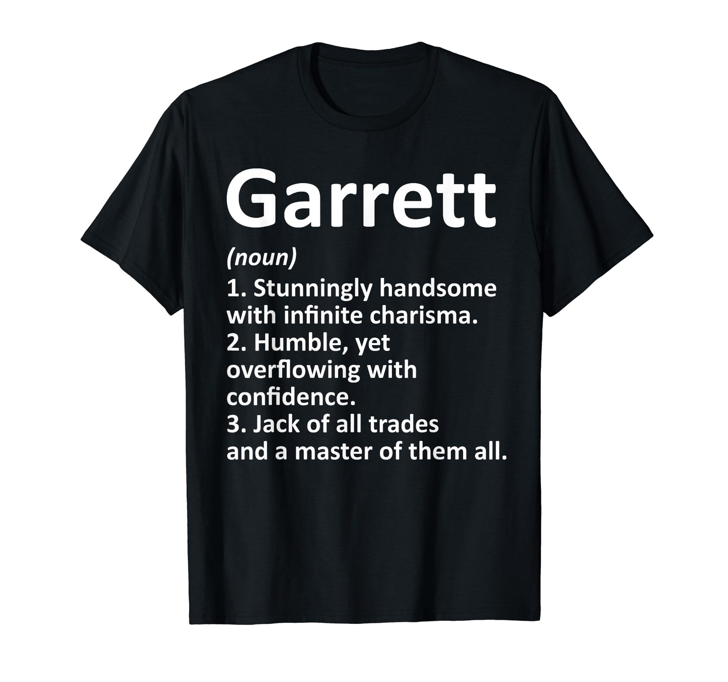 Garrett Definition Personalized Name T-Shirt - Unique Graphic for Adults - T-Shirt, Sweatshirt, Hoodie