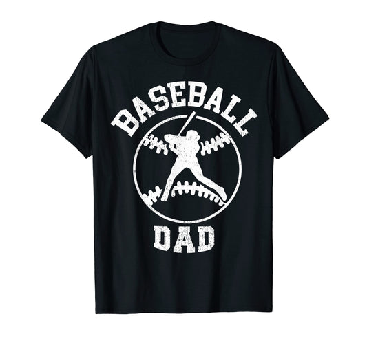 Baseball Dad Baseball Lover Father T-Shirt - Custom Art Print Unisex - T-Shirt, Sweatshirt, Hoodie