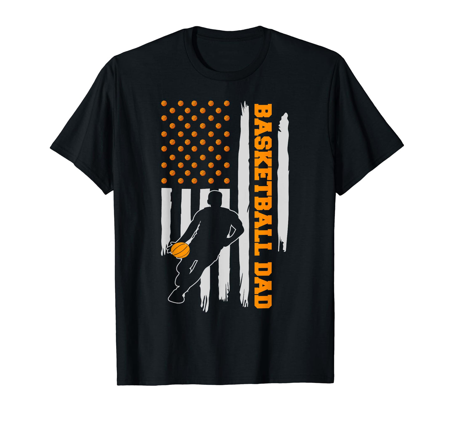 Usa Flag Basketball Player Proud T-Shirt - Custom Art Print Men Women - T-Shirt, Sweatshirt, Hoodie