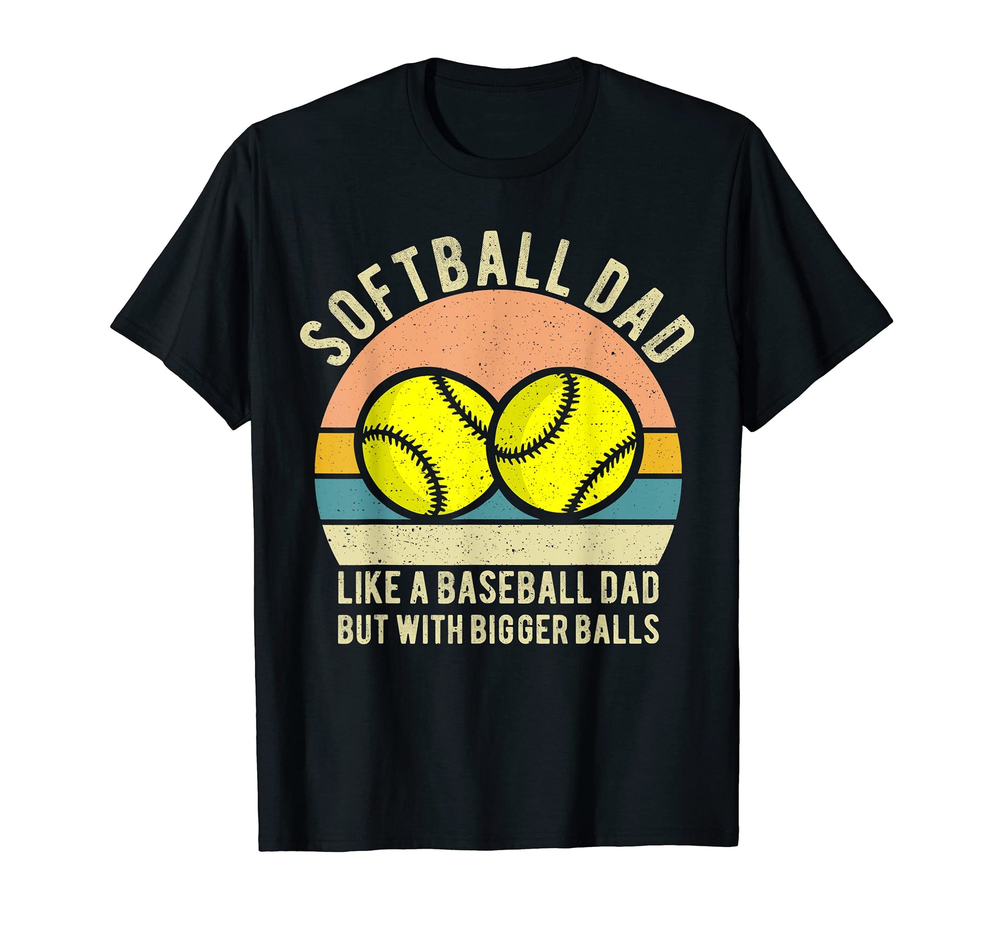 Mens Softball Dad Like Baseball T-Shirt - Aesthetic Graphic for Adults - T-Shirt, Sweatshirt, Hoodie