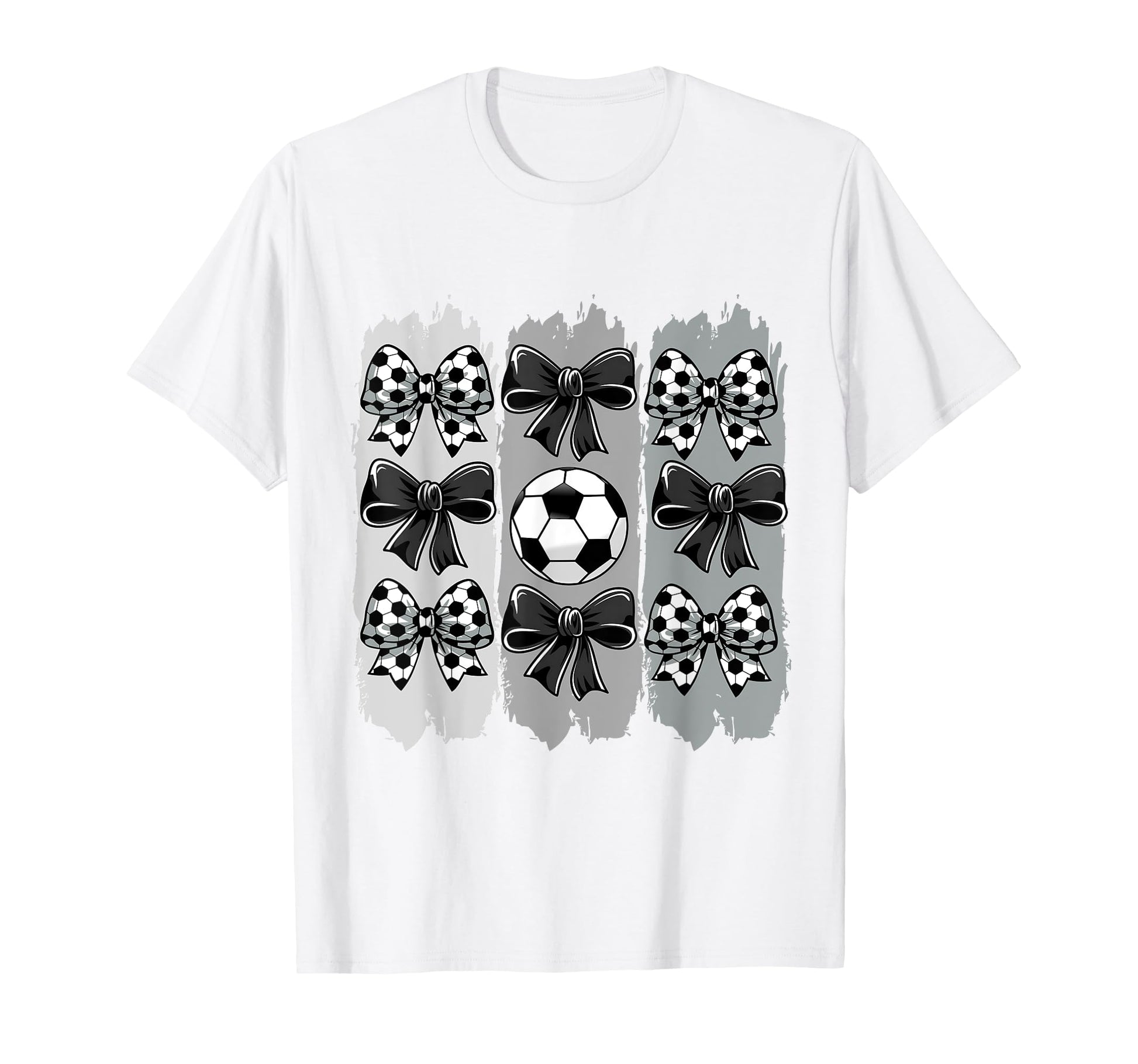 Soccer Coquette Bow Soccer Ball T-Shirt - Casual Everyday Wear Men Women - T-Shirt, Sweatshirt, Hoodie