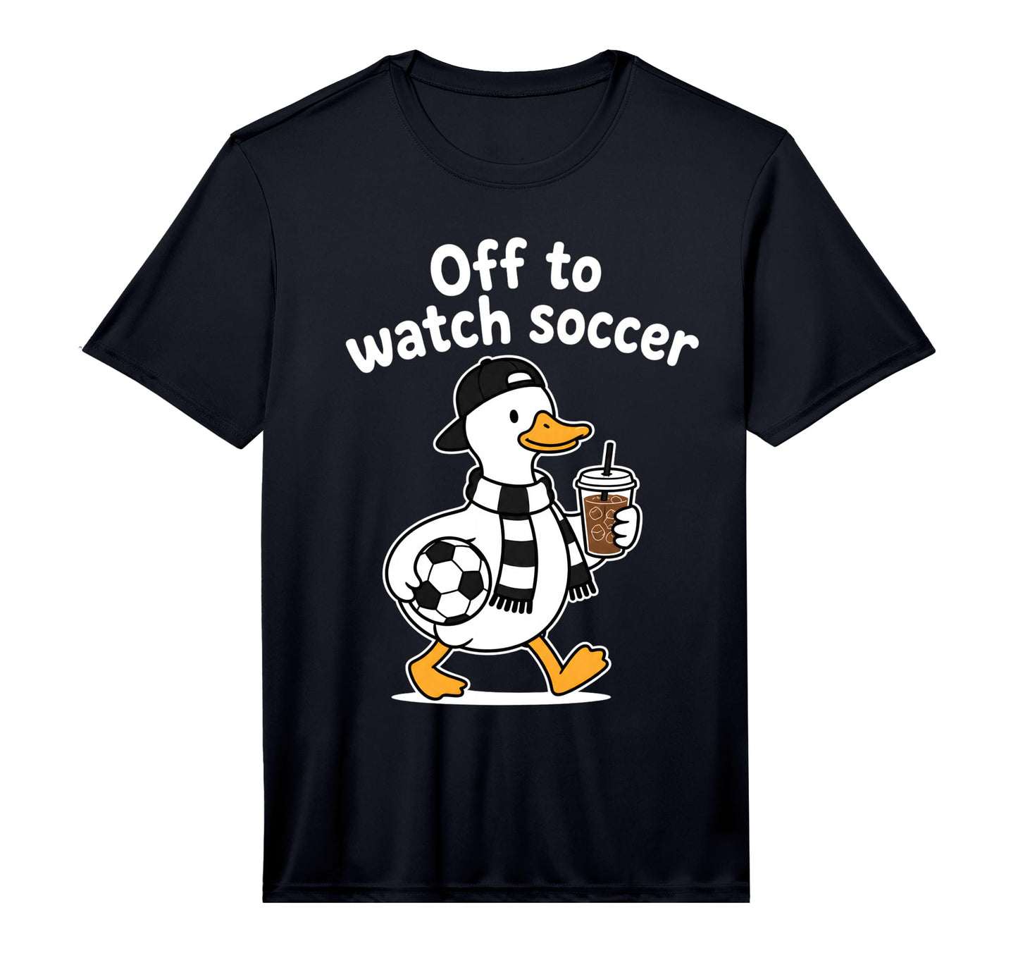 Off To Watch Soccer Mom Goose T-Shirt - Casual Everyday Wear Unisex - T-Shirt, Sweatshirt, Hoodie