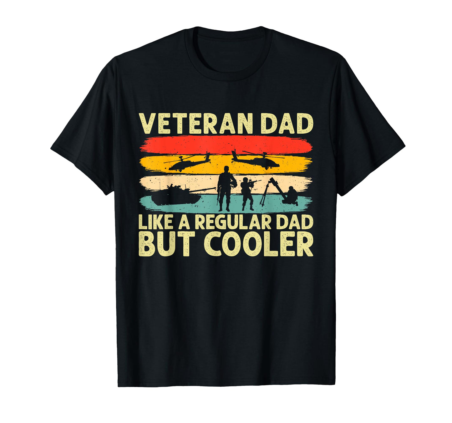 Veteran Dad Father Day Veteran Father T-Shirt - Aesthetic Graphic Men Women - T-Shirt, Sweatshirt, Hoodie