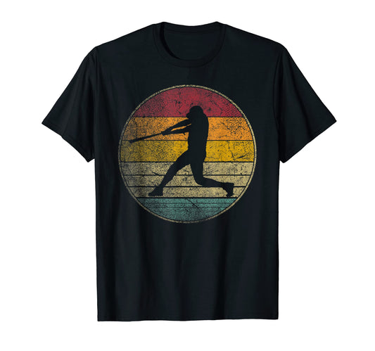 Baseball Bat Ball Distressed 70S 80S T-Shirt - Fun Novelty Design Unisex - T-Shirt, Sweatshirt, Hoodie