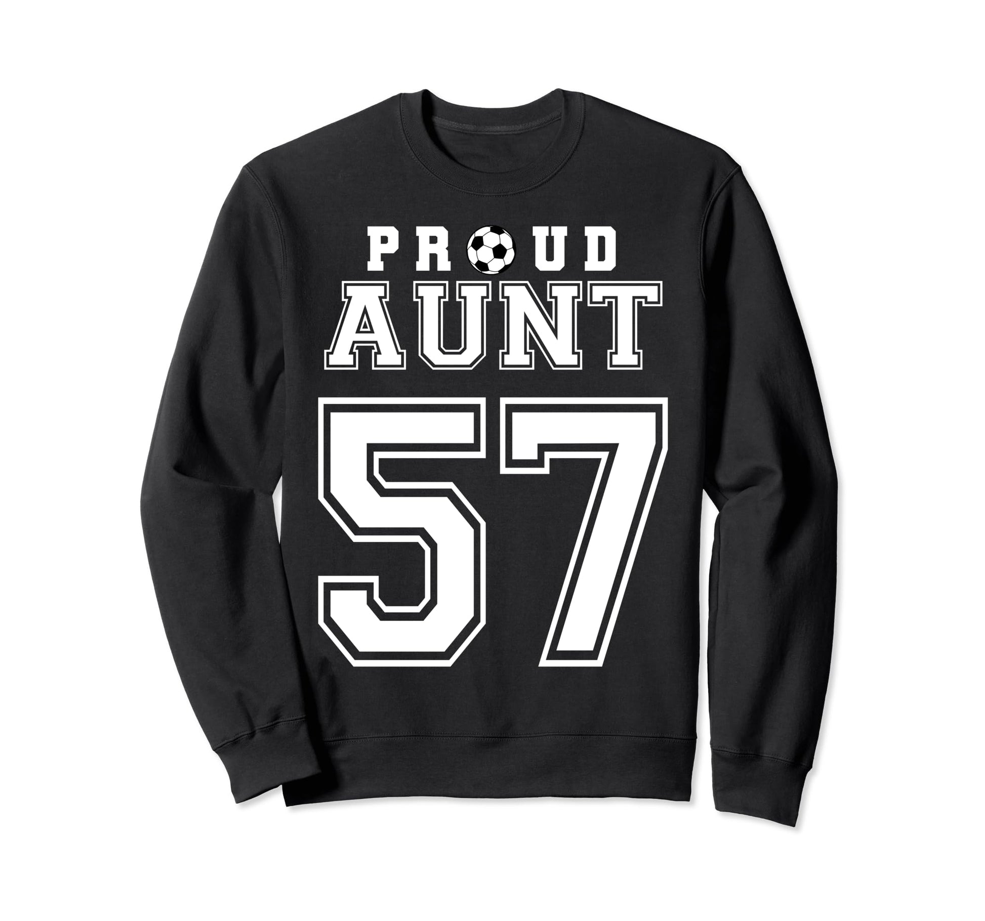 Number 57 Custom Proud Soccer Futbol Sweatshirt - Trendy Graphic Men Women - T-Shirt, Sweatshirt, Hoodie