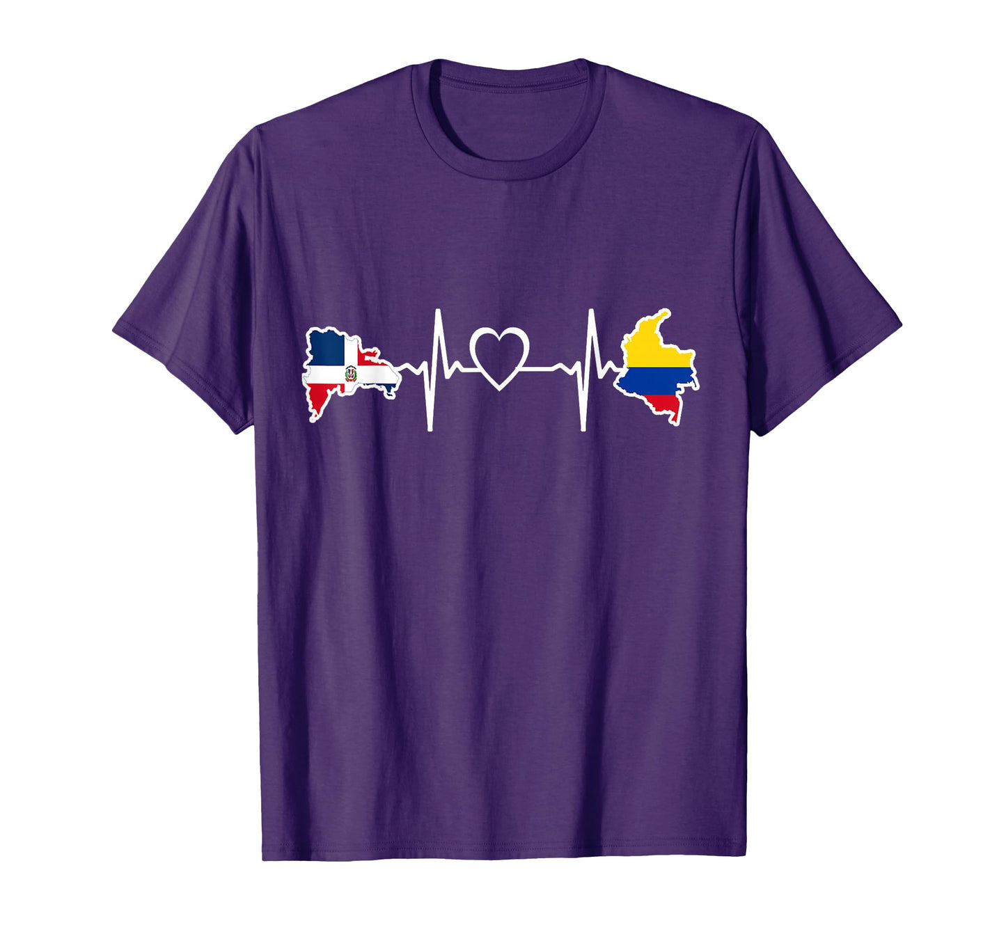 Dominican Republic Colombian Flag T-Shirt - Novelty Apparel for Adults - T-Shirt, Sweatshirt, Hoodie