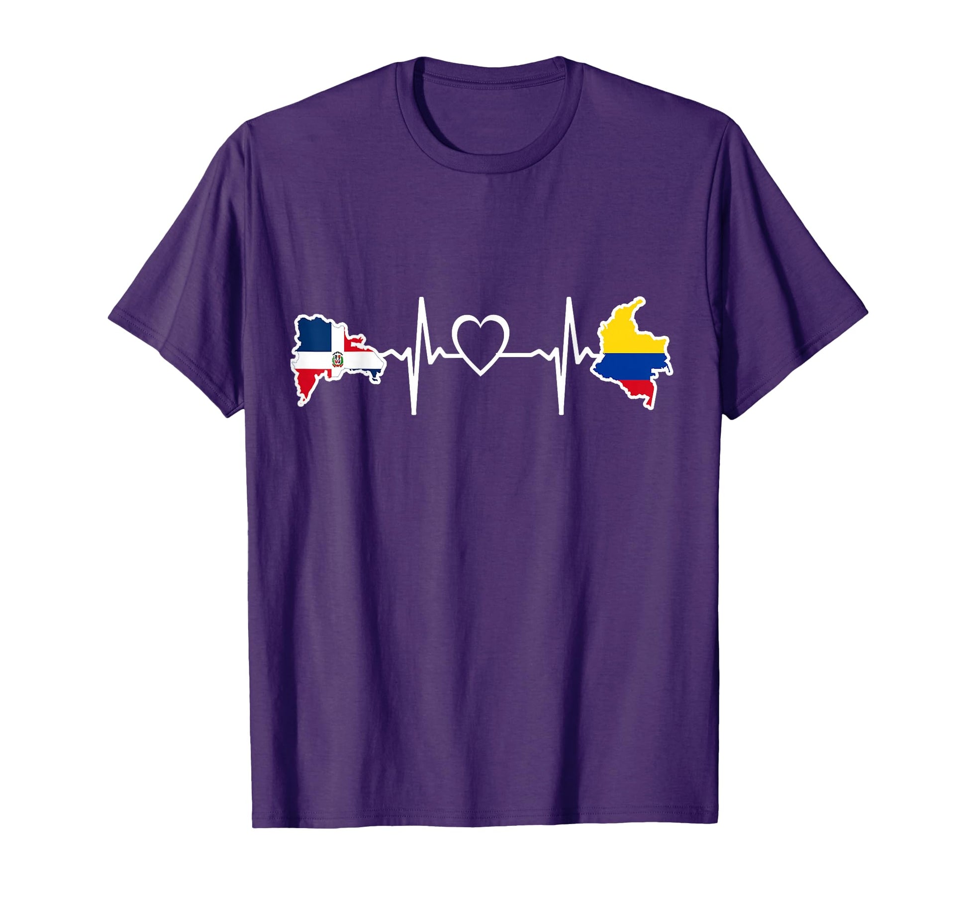 Dominican Republic Colombian Flag T-Shirt - Novelty Apparel for Adults - T-Shirt, Sweatshirt, Hoodie