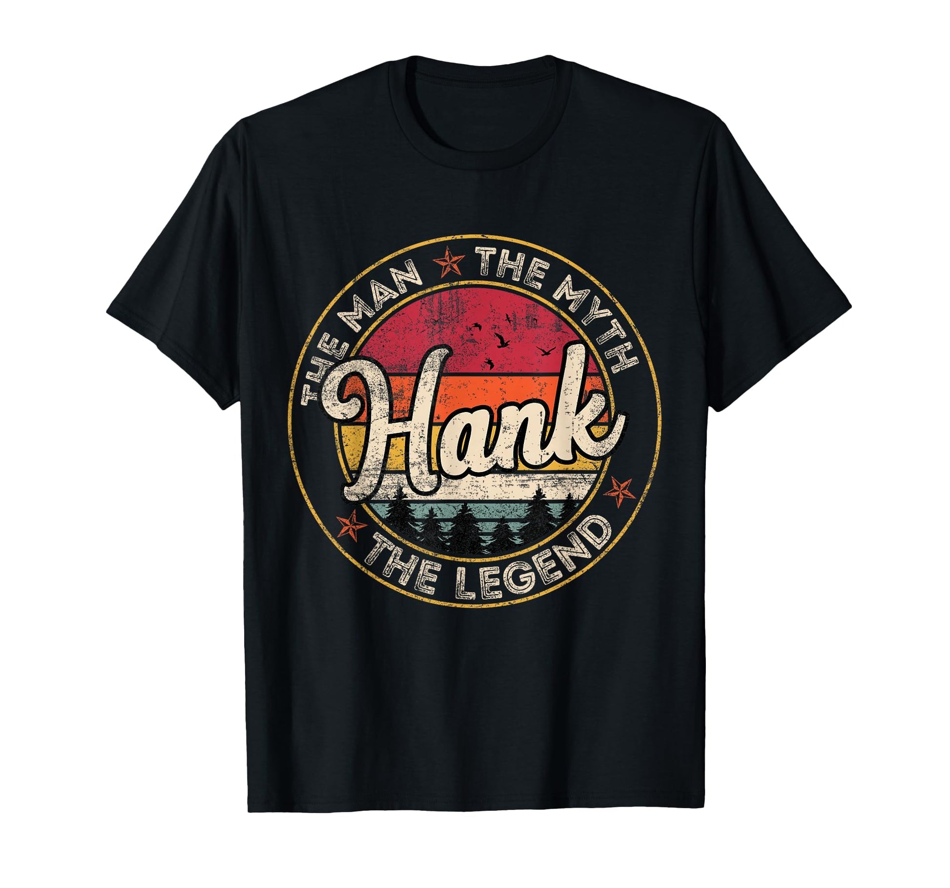 Hank Myth Legend Personalized Name T-Shirt - Custom Art Print for Adults - T-Shirt, Sweatshirt, Hoodie
