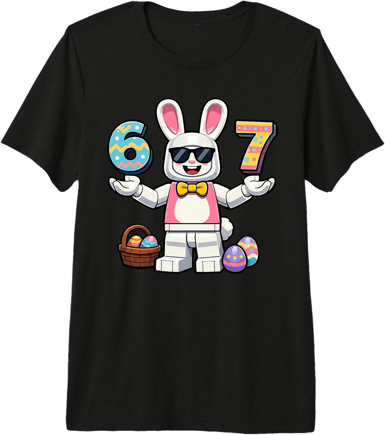 Happy Easter Day Funny Bunny Eggs Gifts Unisex T-shirt, Sweatshirt, Hoodie, Long Sleeve Tee - T-Shirt, Sweatshirt, Hoodie