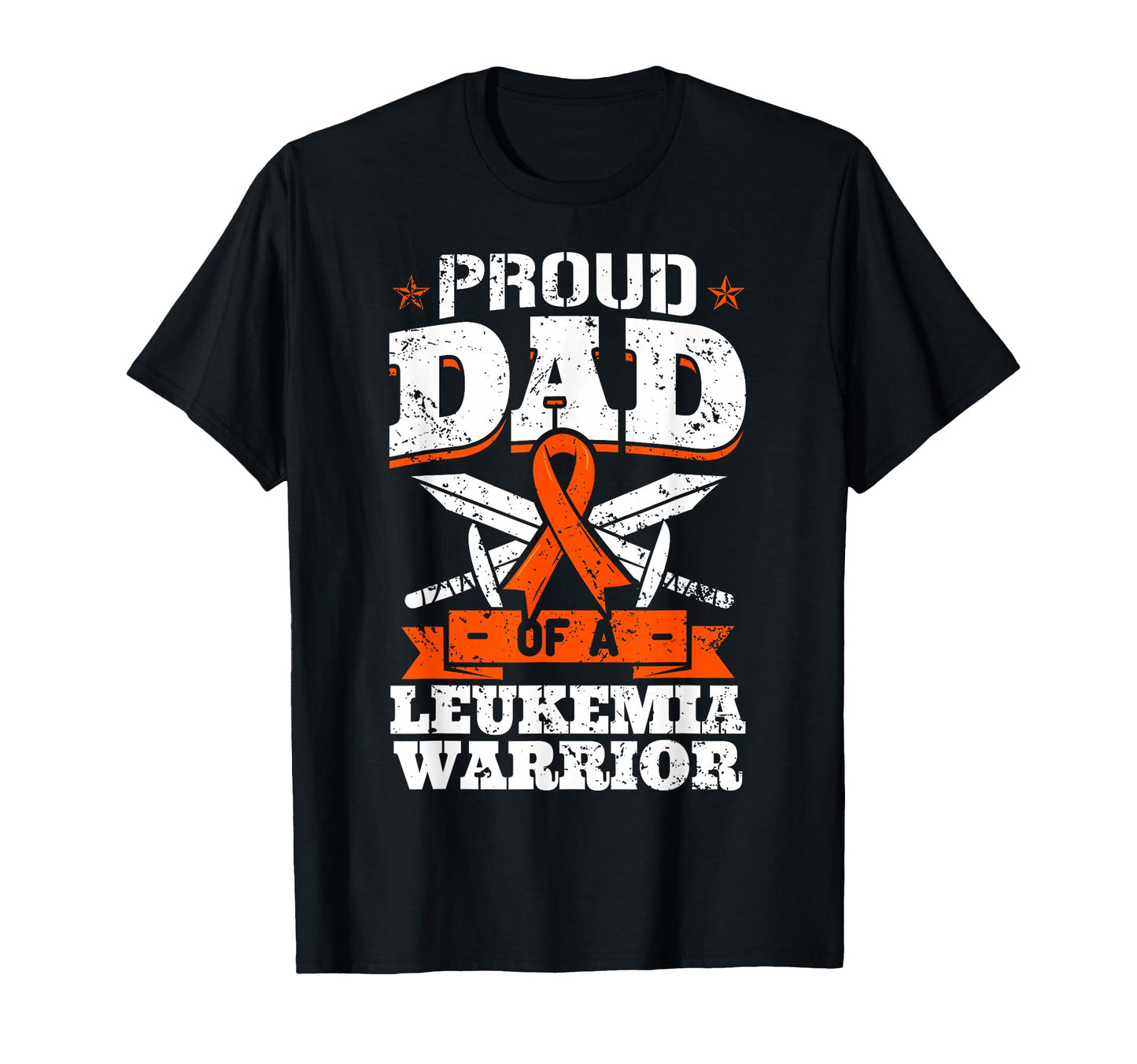 Proud Dad Leukemia Warrior Daddy T-Shirt - Minimalist Print Men Women - T-Shirt, Sweatshirt, Hoodie