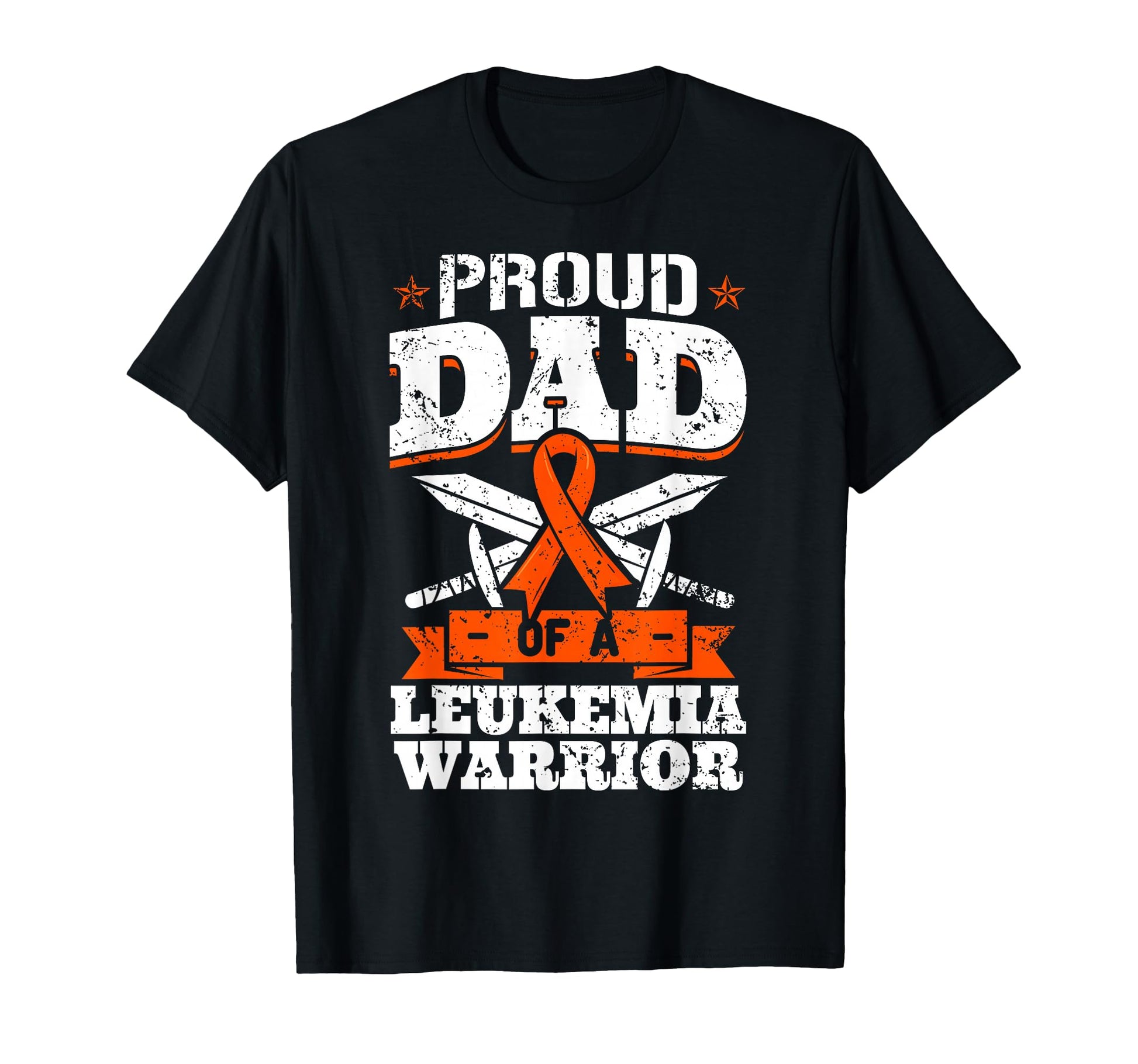 Proud Dad Leukemia Warrior Daddy T-Shirt - Minimalist Print Men Women - T-Shirt, Sweatshirt, Hoodie