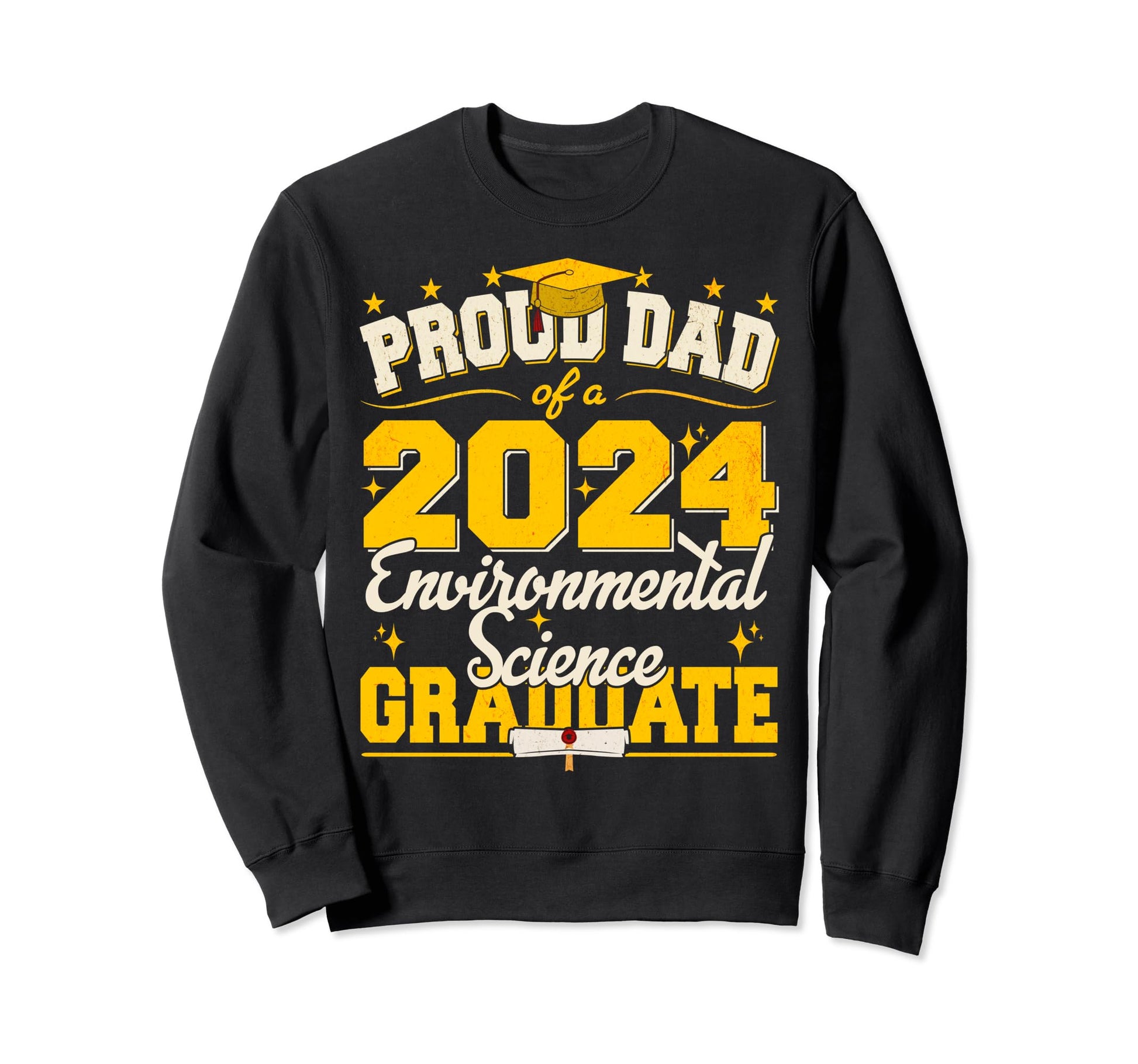 Proud Dad 2024 Environmental Sweatshirt - Minimalist Print Men Women - T-Shirt, Sweatshirt, Hoodie