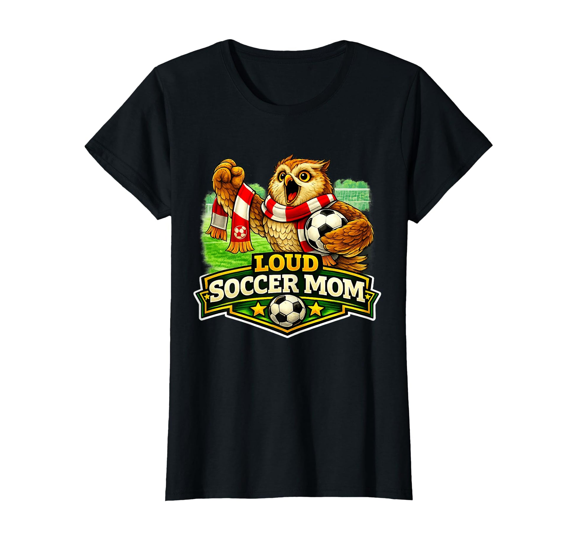 Loud Soccer Mom Funny Sideline Football T-Shirt - Aesthetic Graphic Unisex - T-Shirt, Sweatshirt, Hoodie
