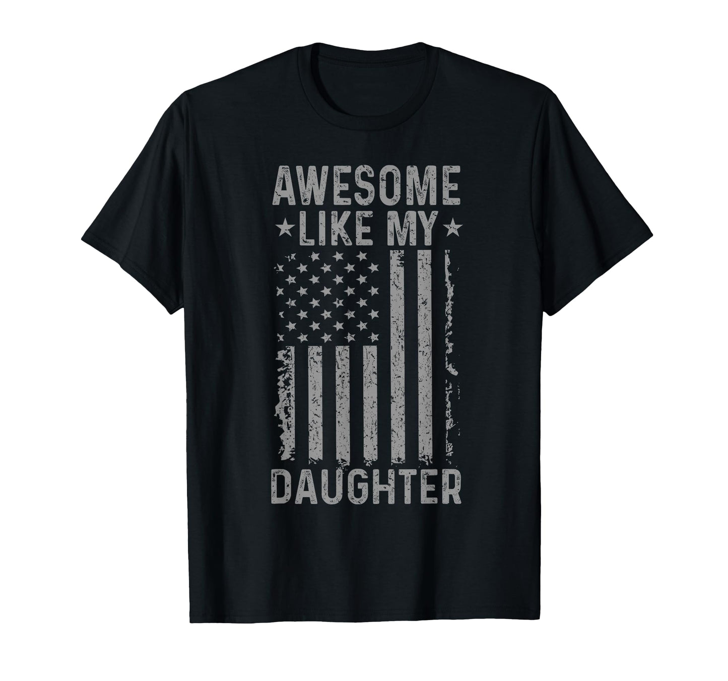 Awesome Like My Daughter Funny Dad From T-Shirt - Aesthetic Graphic Unisex - T-Shirt, Sweatshirt, Hoodie
