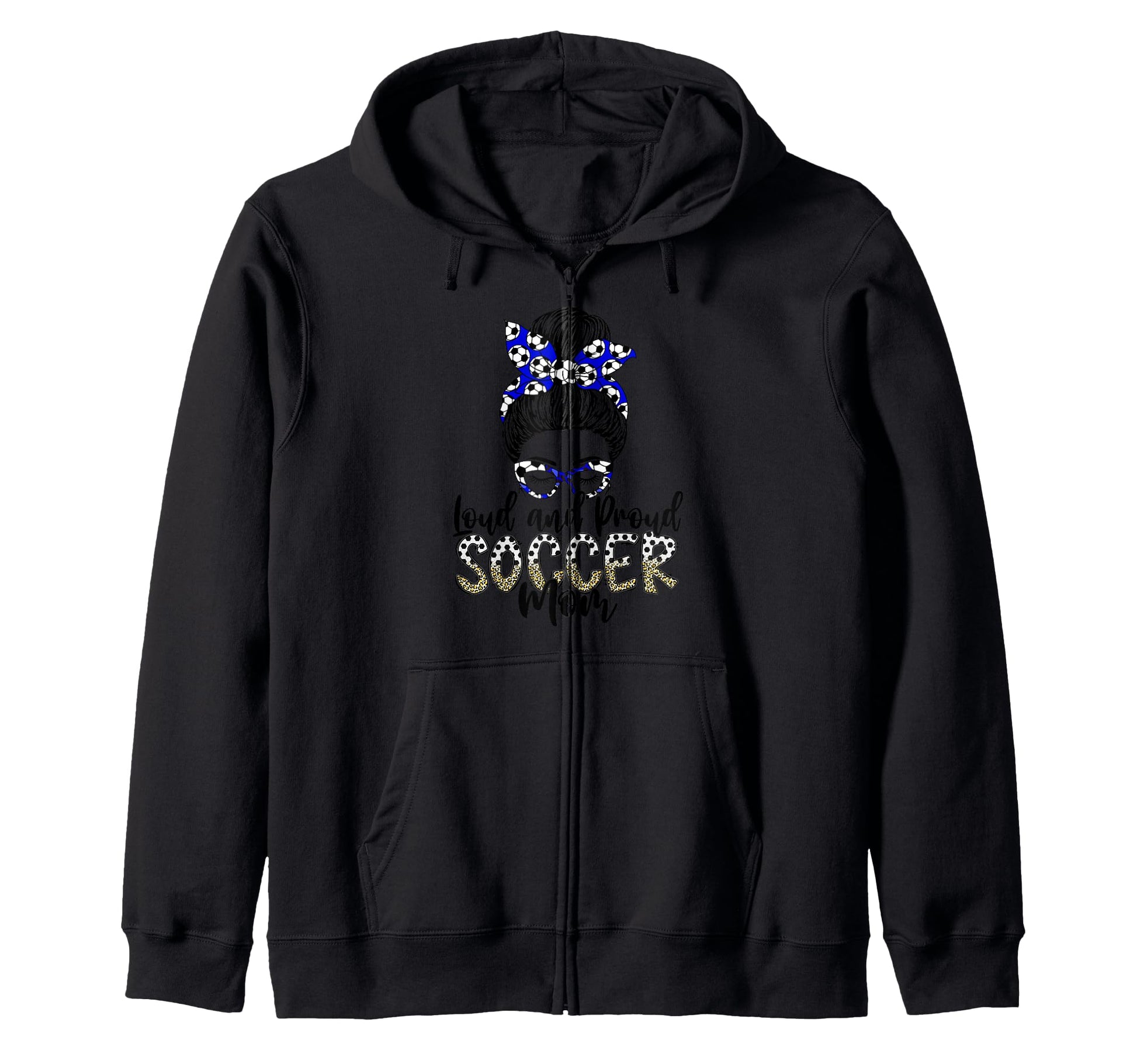 Loud And Proud Soccer Mom Mother Sports T-Shirt - Unique Graphic Unisex - T-Shirt, Sweatshirt, Hoodie