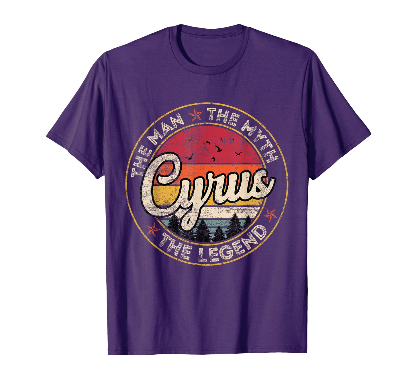 Cyrus Myth Legend Personalized Name T-Shirt - Graphic Print Unisex - T-Shirt, Sweatshirt, Hoodie