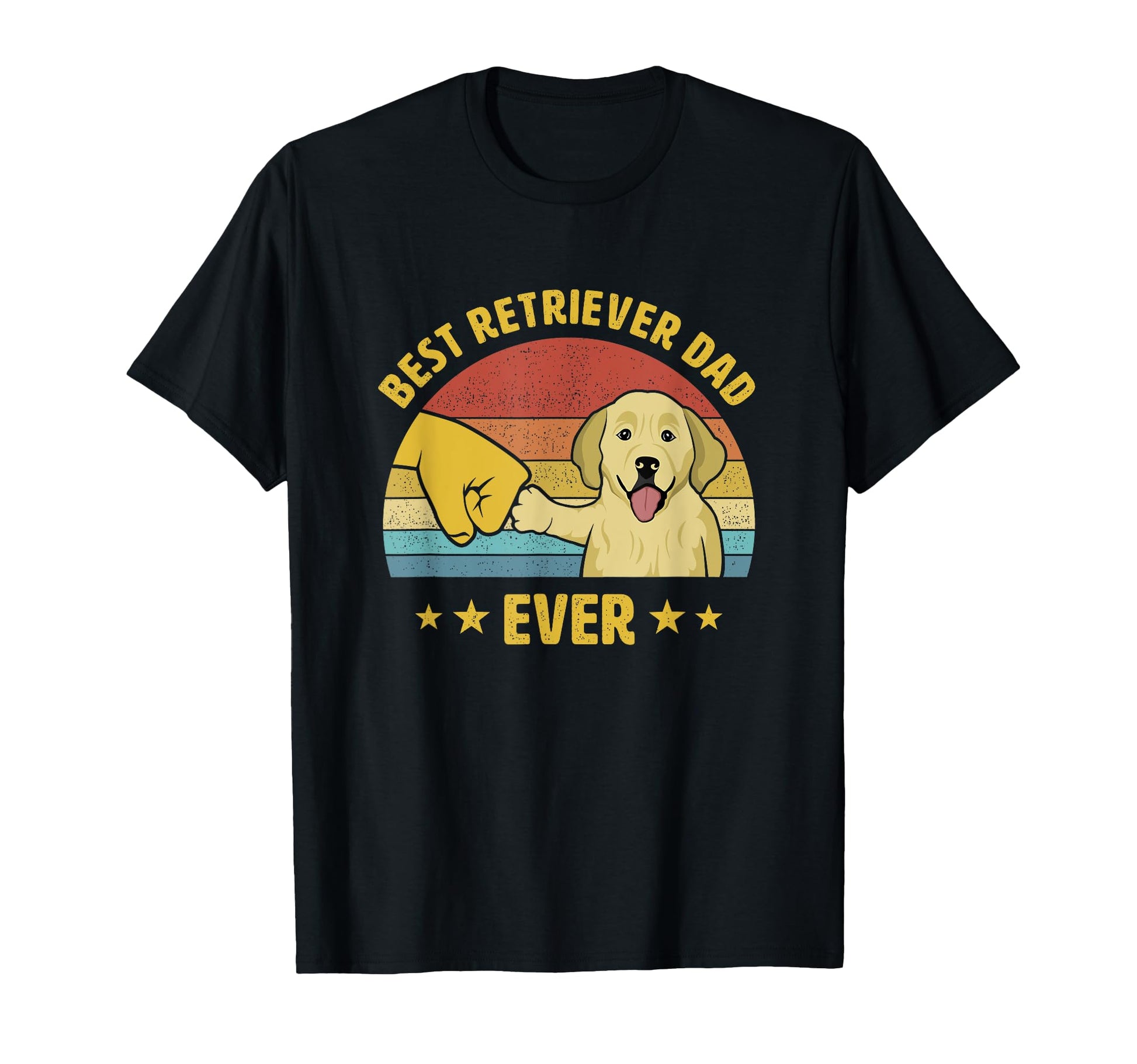 Best Golden Retriever Dad Ever Puppy T-Shirt - Unique Graphic Men Women - T-Shirt, Sweatshirt, Hoodie