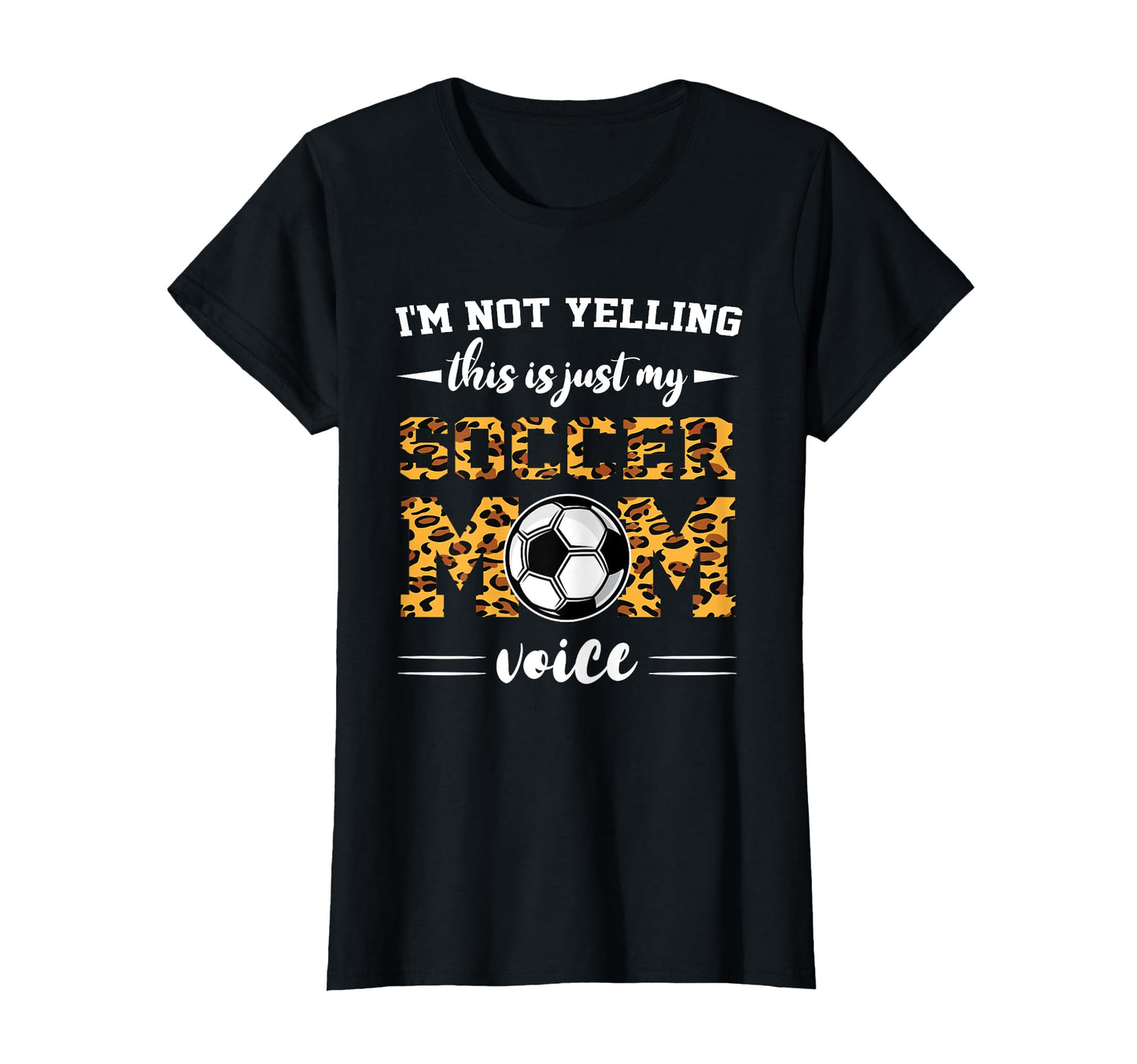 This Is Just My Voice Soccer Mom T-Shirt - Novelty Apparel for Adults - T-Shirt, Sweatshirt, Hoodie