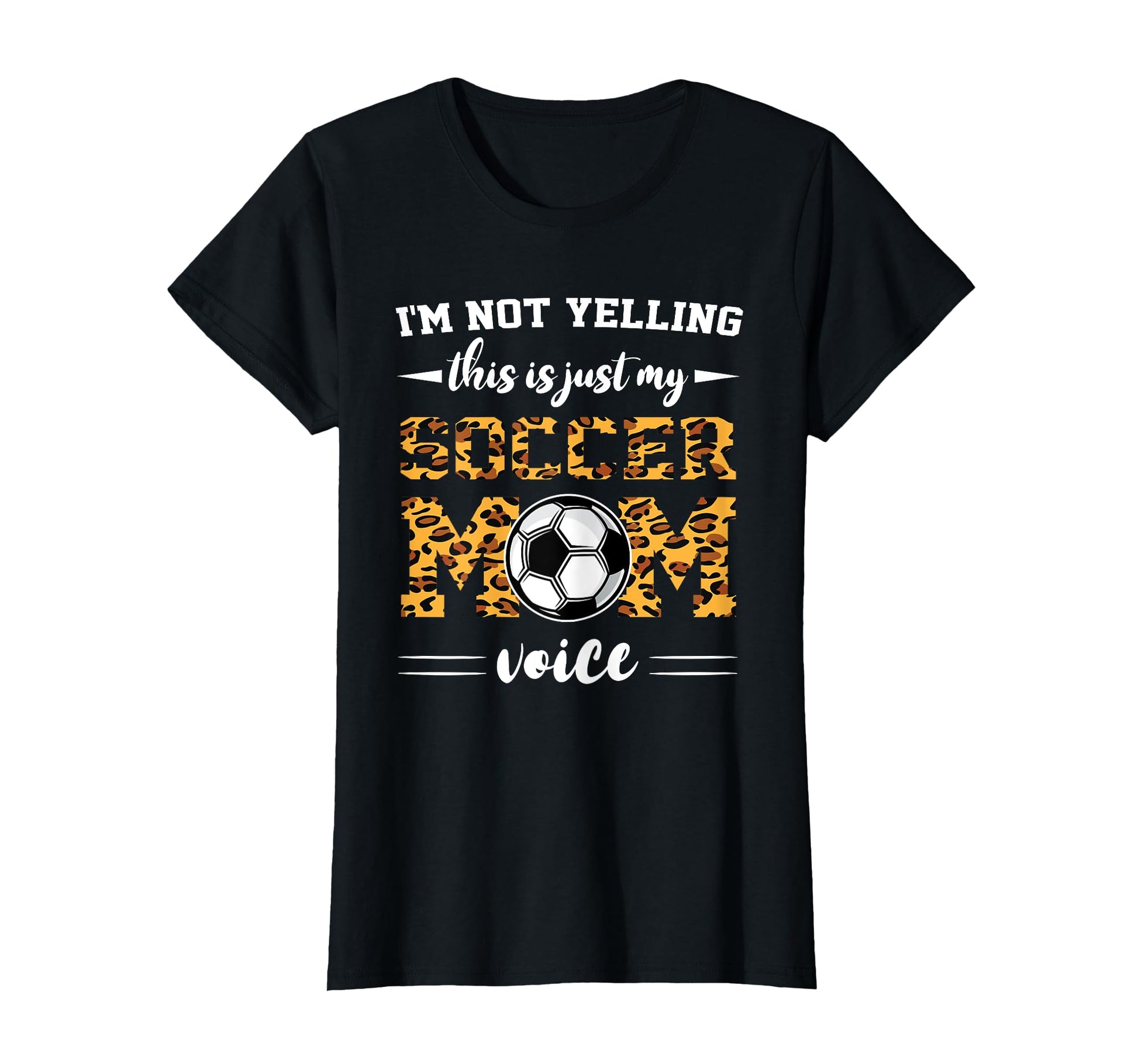 This Is Just My Voice Soccer Mom T-Shirt - Novelty Apparel for Adults - T-Shirt, Sweatshirt, Hoodie