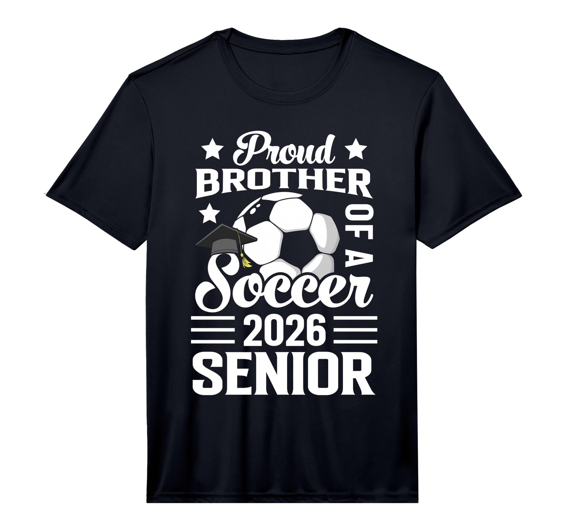 Proud Brother Soccer Senior 2026 T-Shirt - Graphic Print for Adults - T-Shirt, Sweatshirt, Hoodie