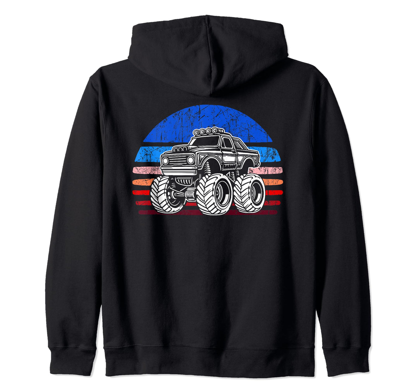 Monster Truck Dad Fathers Day Click Sweatshirt - Minimalist Print Unisex - T-Shirt, Sweatshirt, Hoodie
