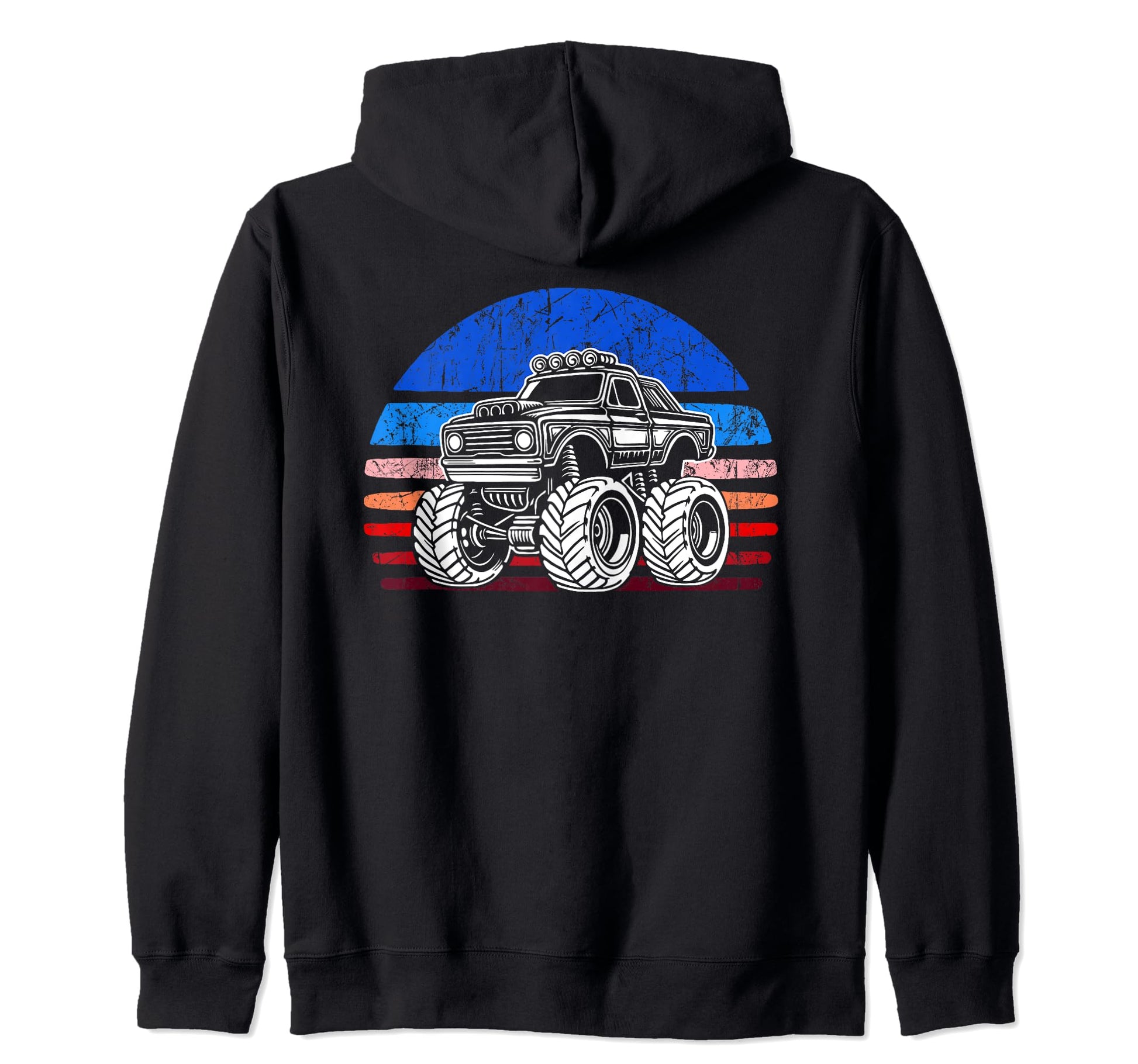 Monster Truck Dad Fathers Day Click Sweatshirt - Minimalist Print Unisex - T-Shirt, Sweatshirt, Hoodie