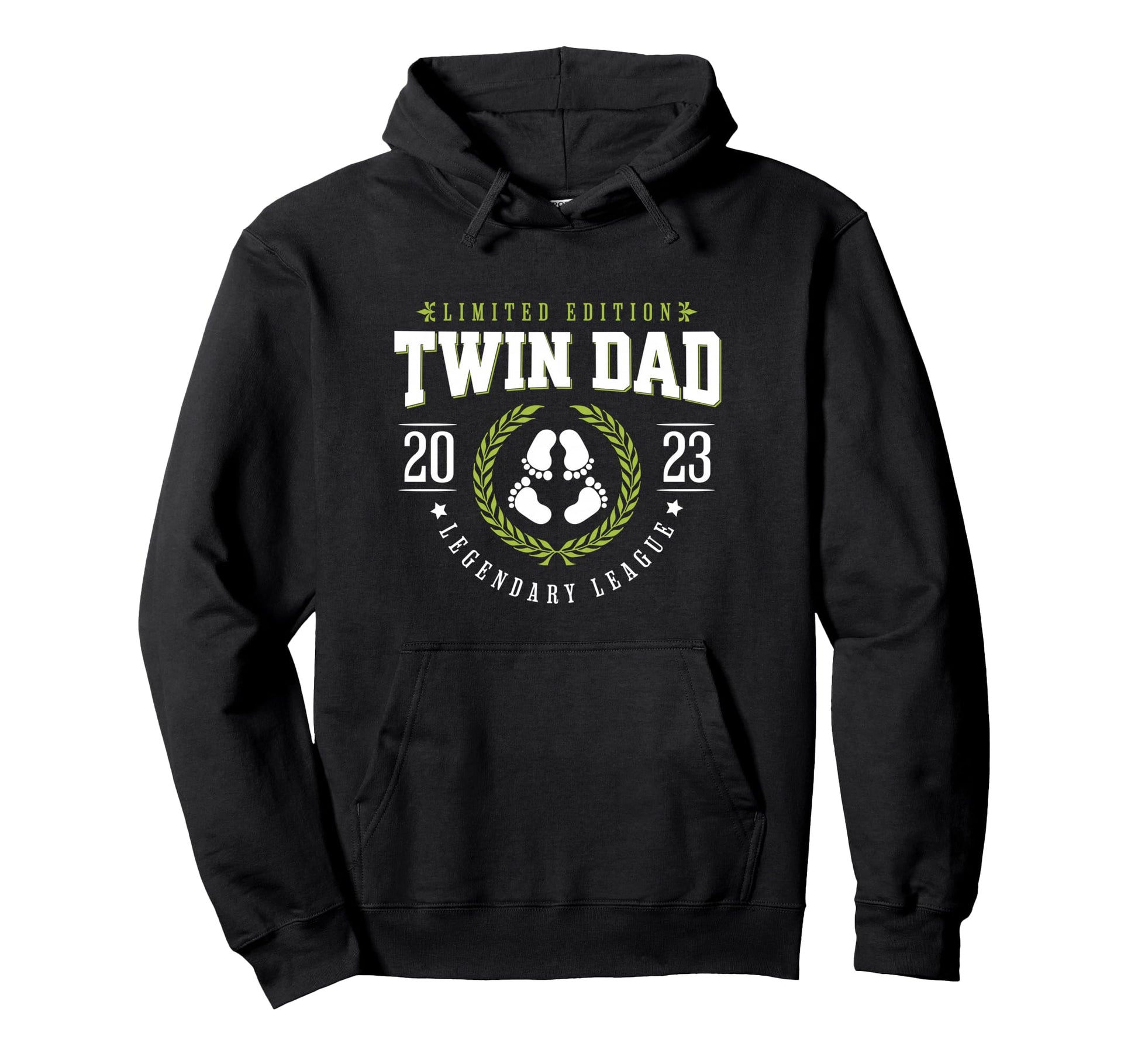 Twin Dad Est 2023 Twin Dad To Be Gifts Hoodie - Unique Graphic for Adults - T-Shirt, Sweatshirt, Hoodie