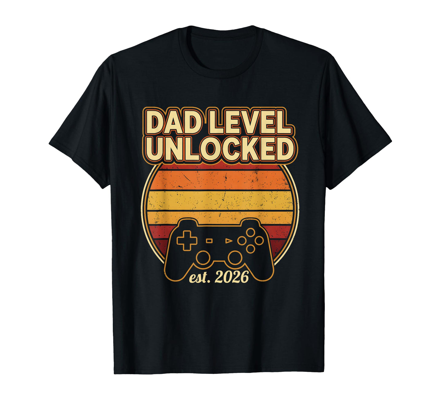 Dad Level Unlocked Leveled Up New Dad T-Shirt - Unique Graphic Unisex - T-Shirt, Sweatshirt, Hoodie